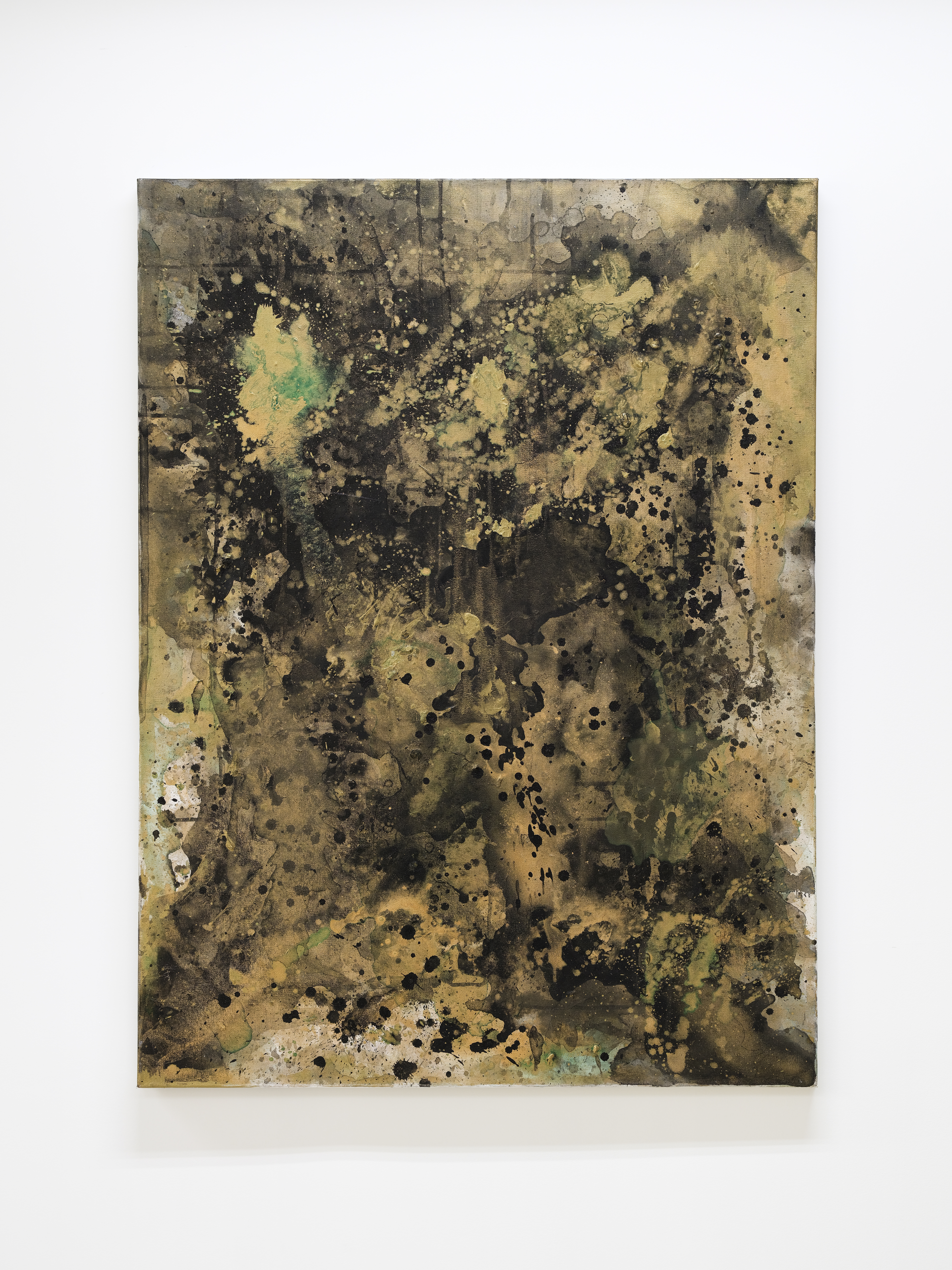 Jeana Zhenyu Zhang, Rockery 4, 2025, acrylic on canvas