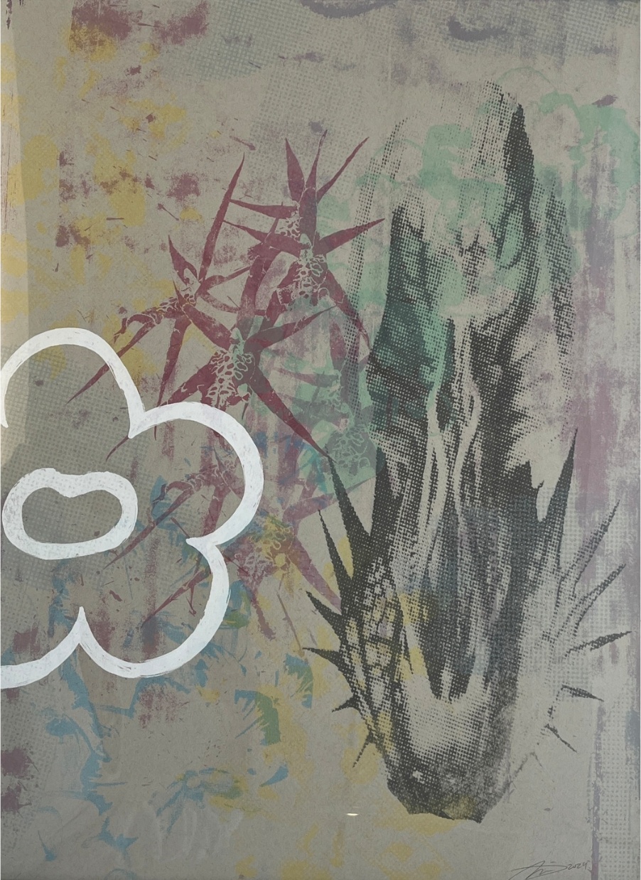 Julia Shen, Untitled No.1001-24, 2024, Acrylic, silkscreen print (set of 3)