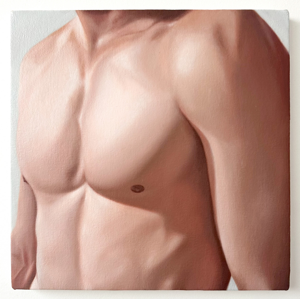Justin Natividad, Clouds up, 2024, oil on canvas