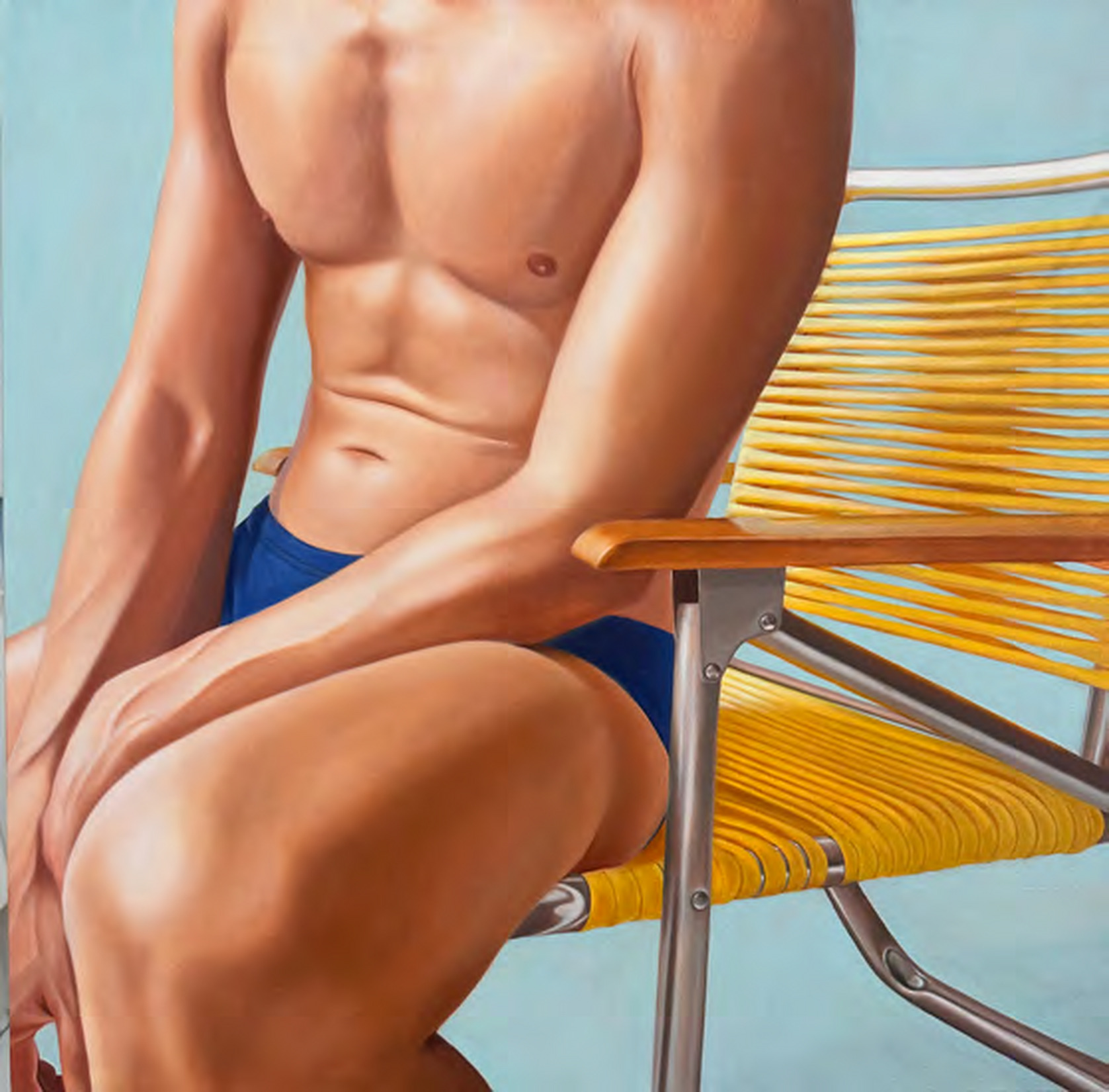 Justin Natividad, Puglia, 2024, oil on canvas