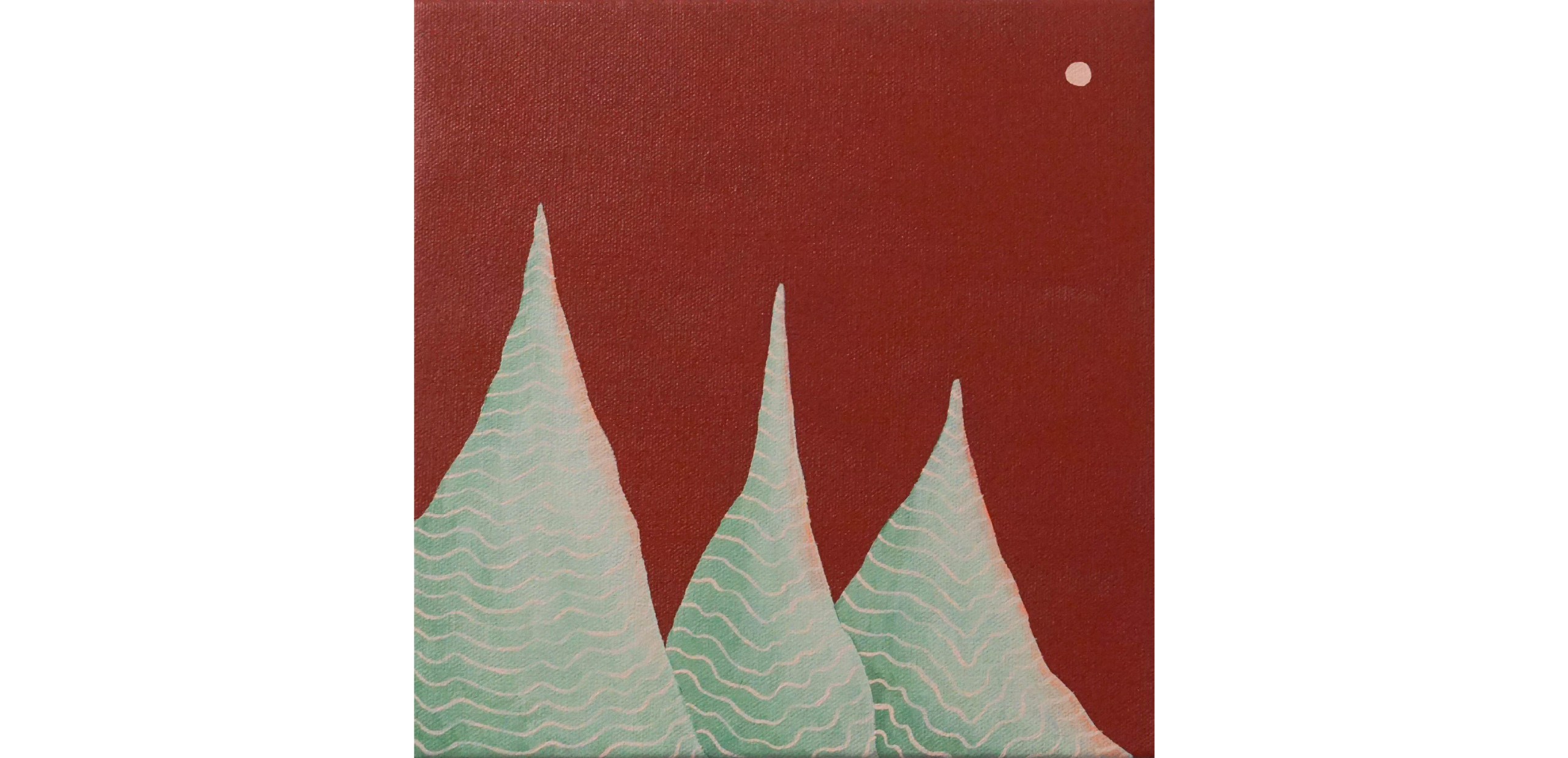 Kristian Battell, After the storm 3, 2025, acrylic on canvas