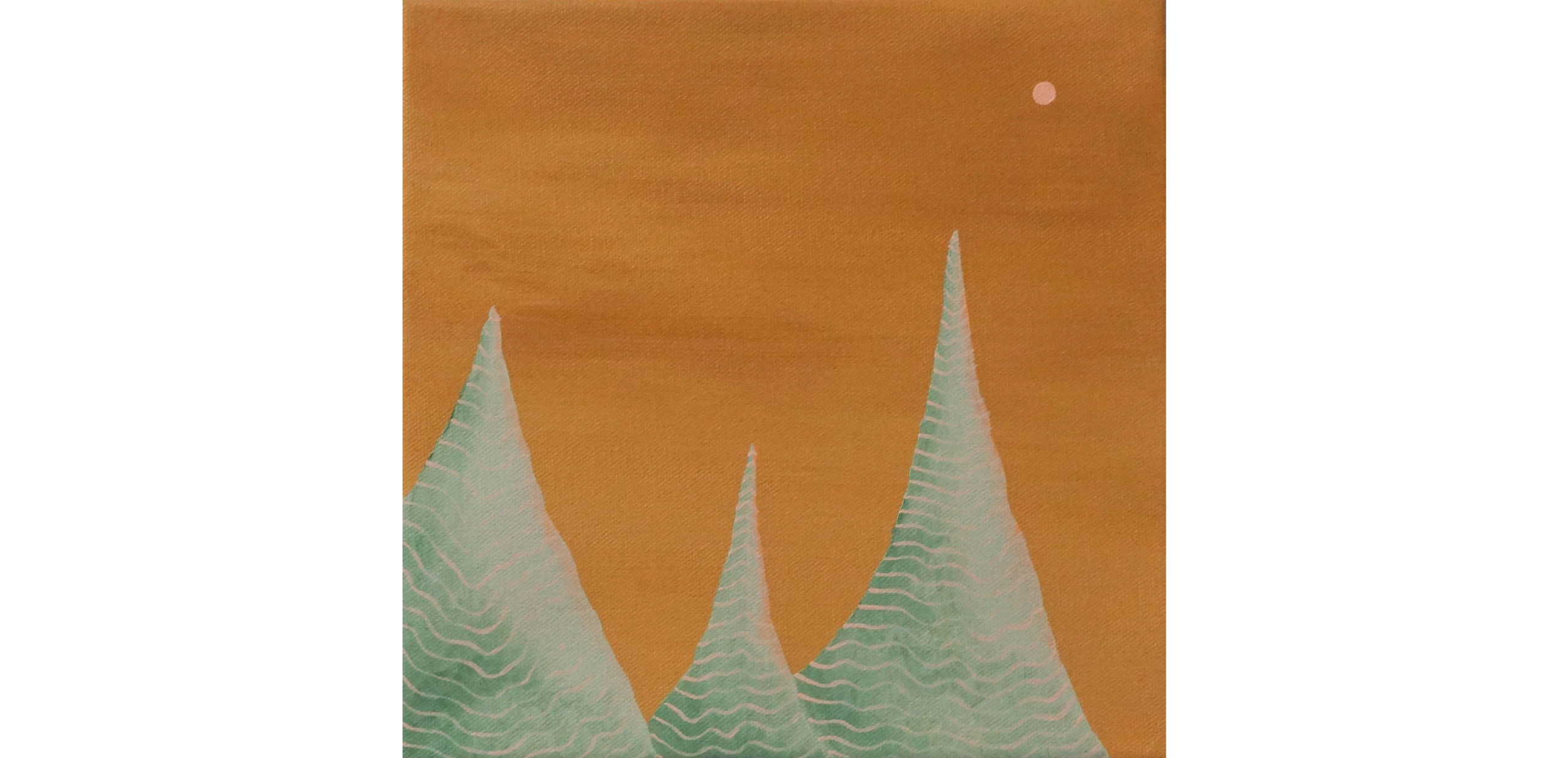 Kristian Battell, After the storm 4, 2025, acrylic on canvas