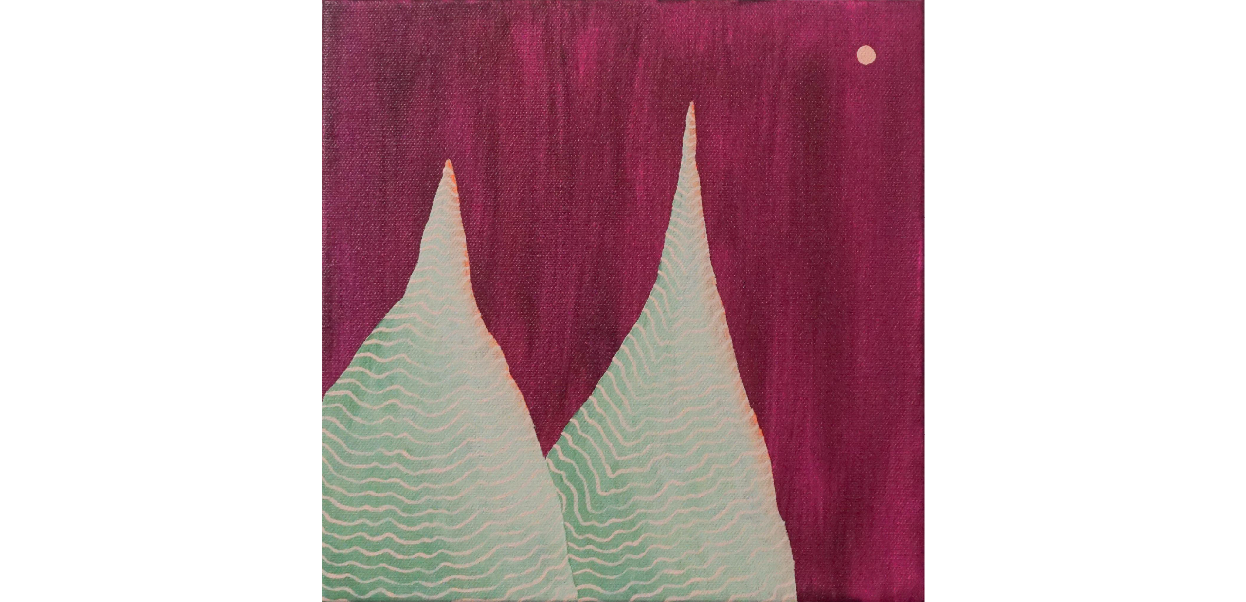 Kristian Battell, After the storm 5, 2025, acrylic on canvas