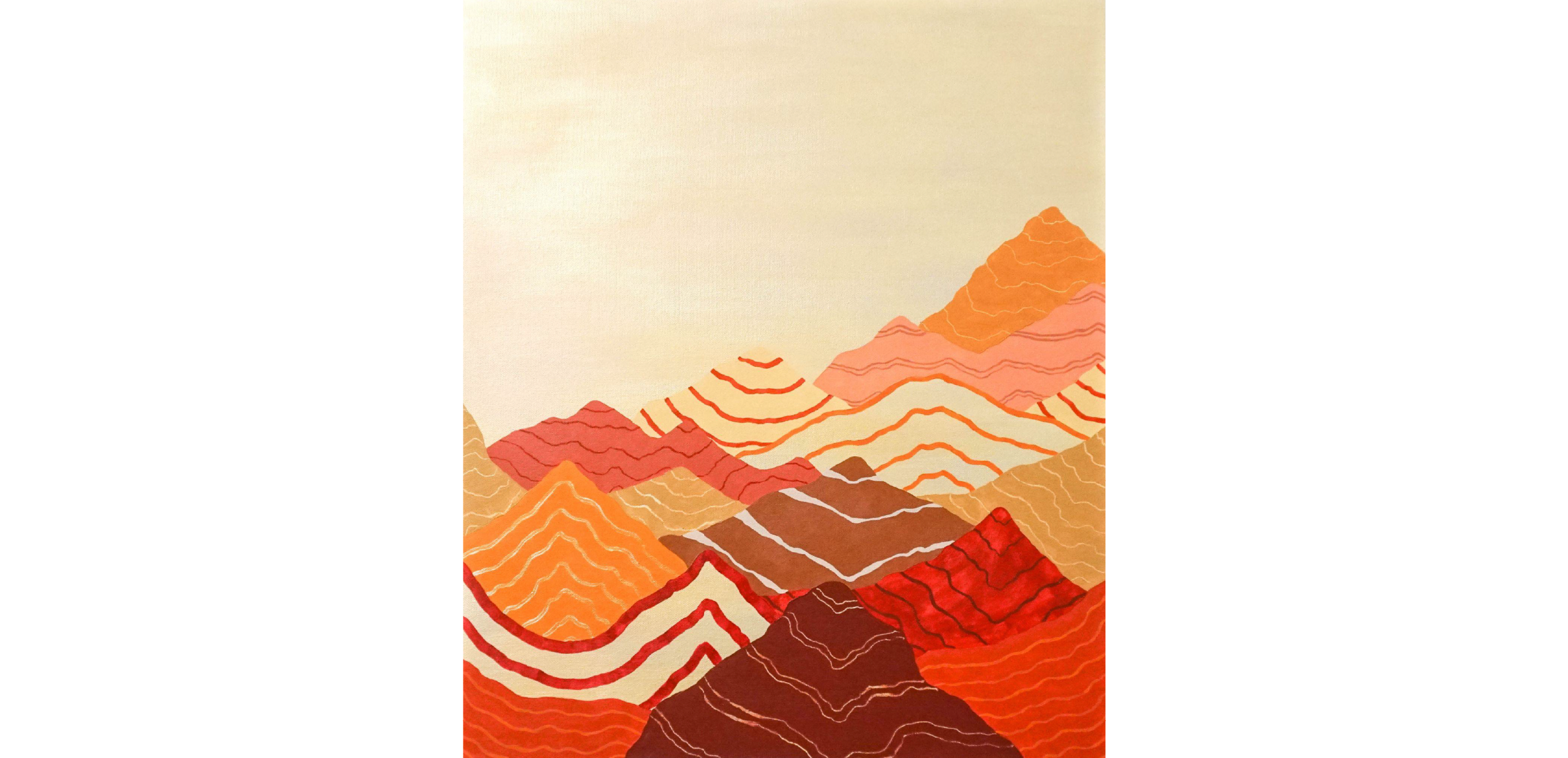 Kristian Battell, Like Wild, 2025, acrylic on canvas