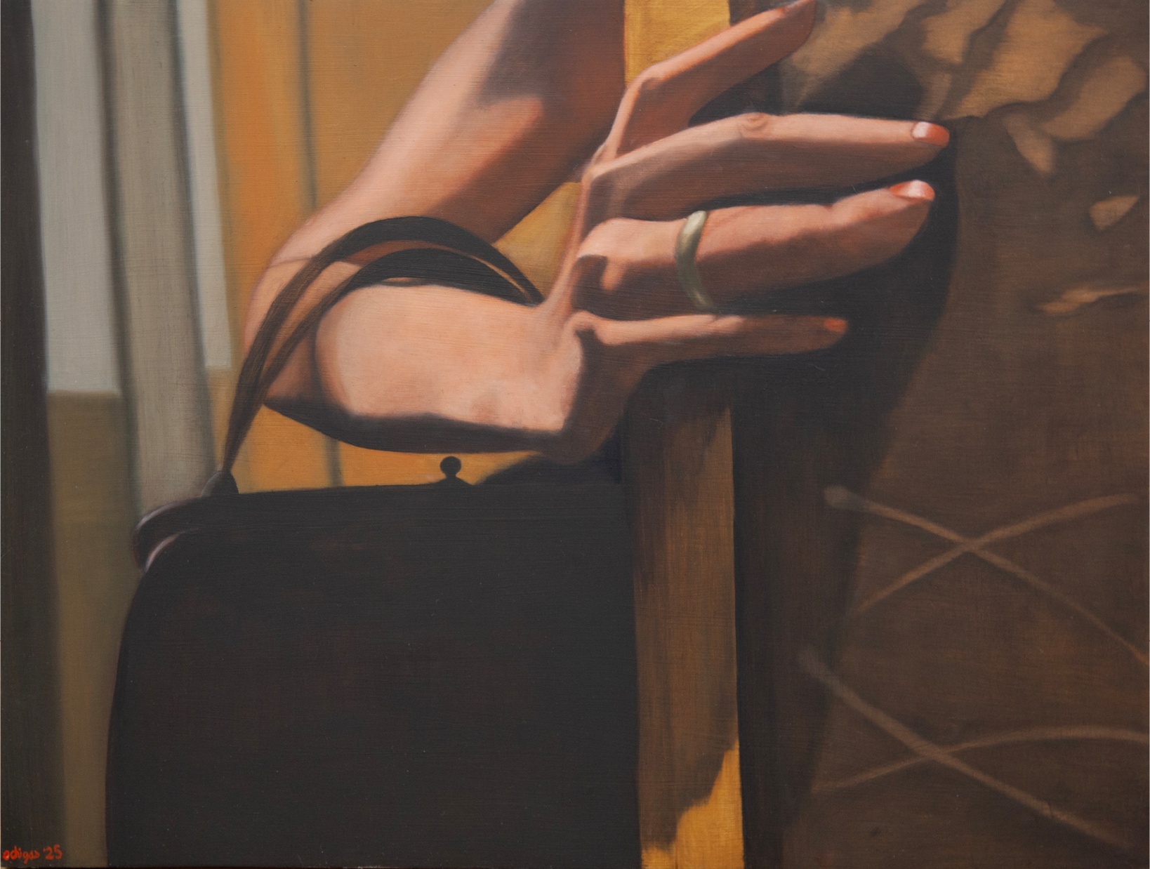 Olivia Chigas, Hauntology Of Your Love, 2025, Oil on panel