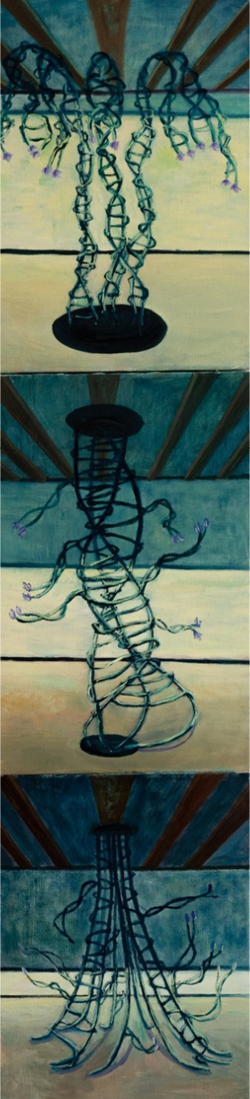 Timon I, Dawn of Spiral, 2024, oil on canvas