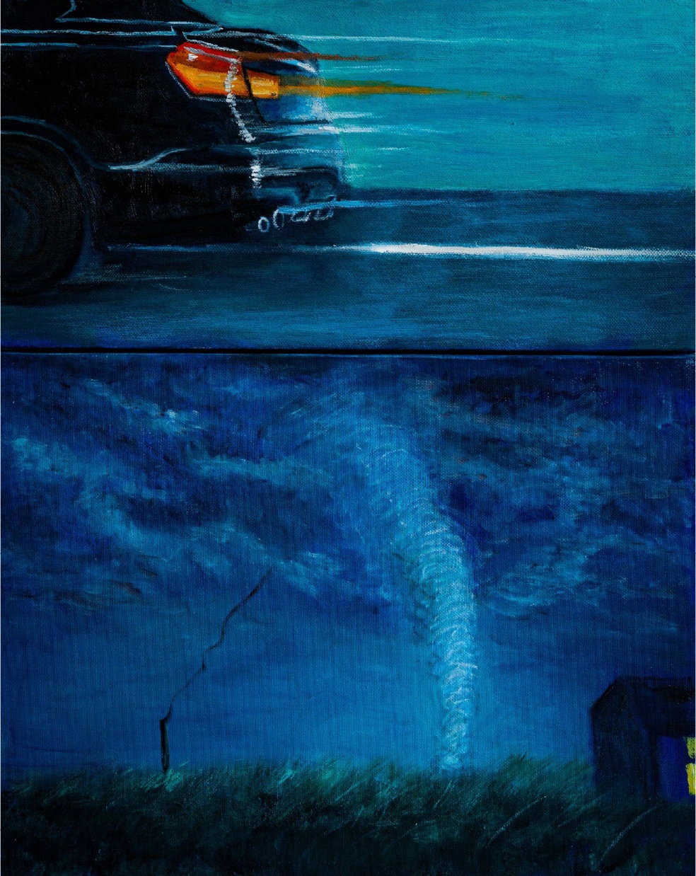 Timon I, Speed N Light, 2024, oil on canvas