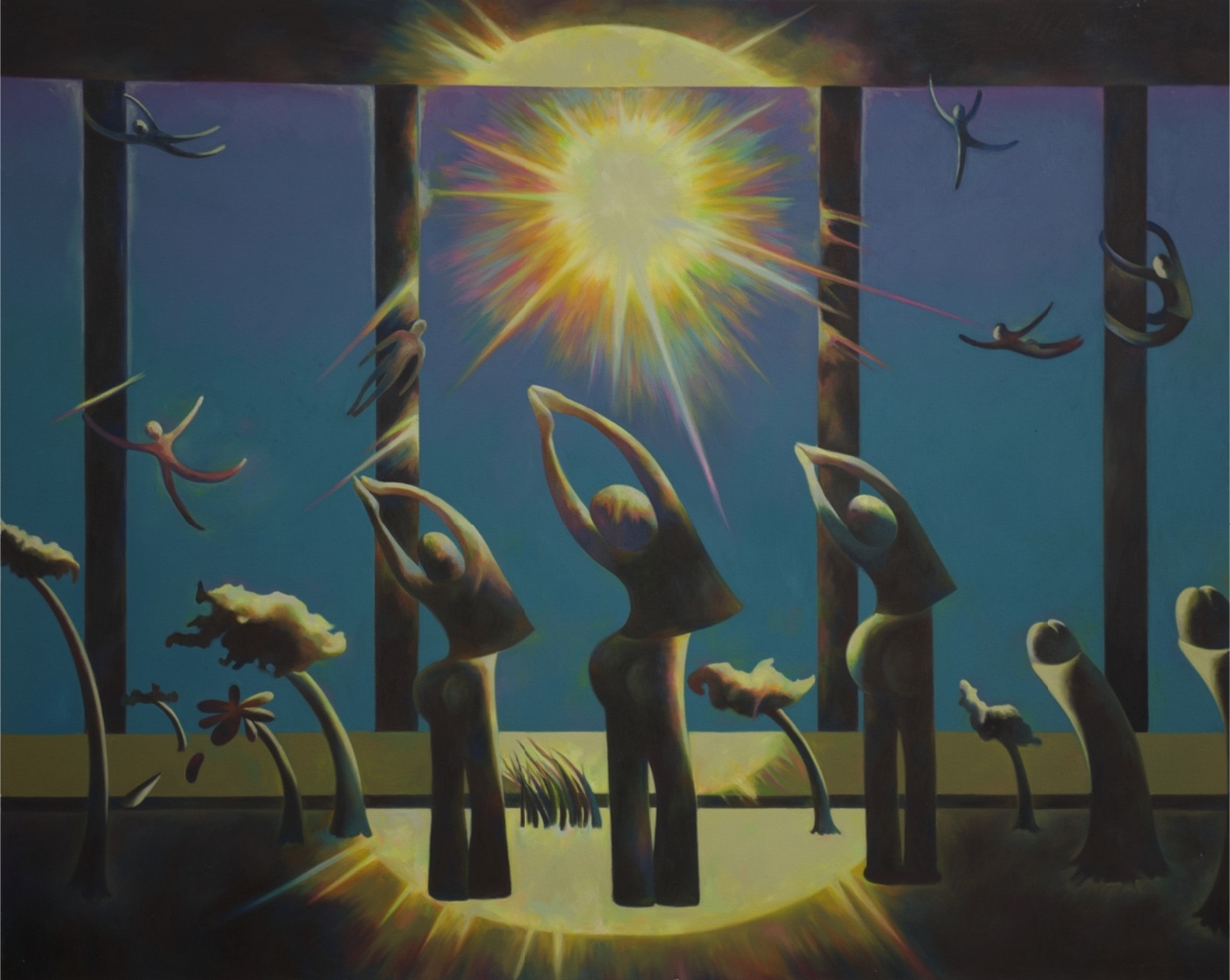 Wo Xinyu, Another Day in Spring, 2024, oil on canvas