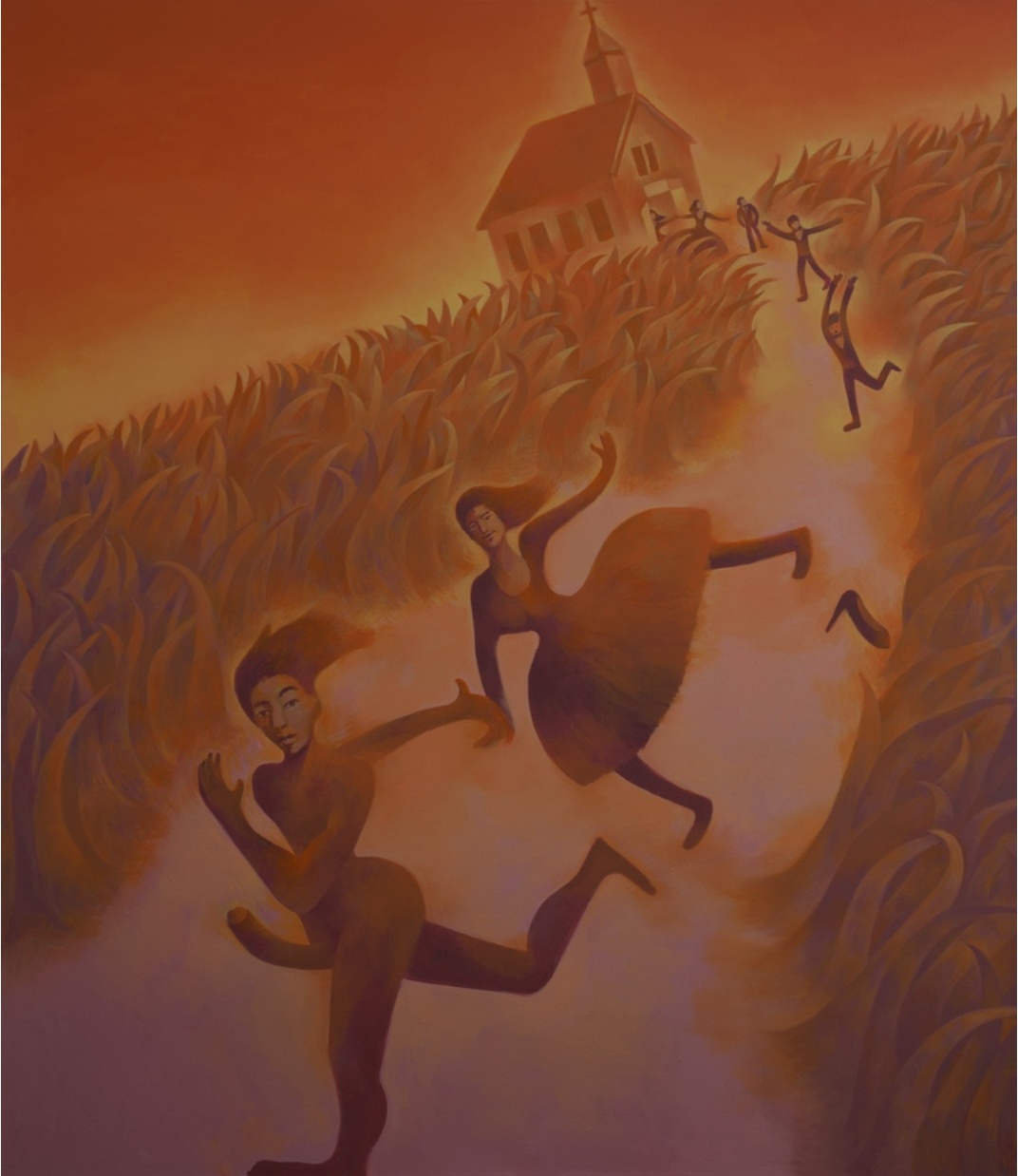 Wo Xinyu, The Marriage of Figaro, 2024, oil on canvas