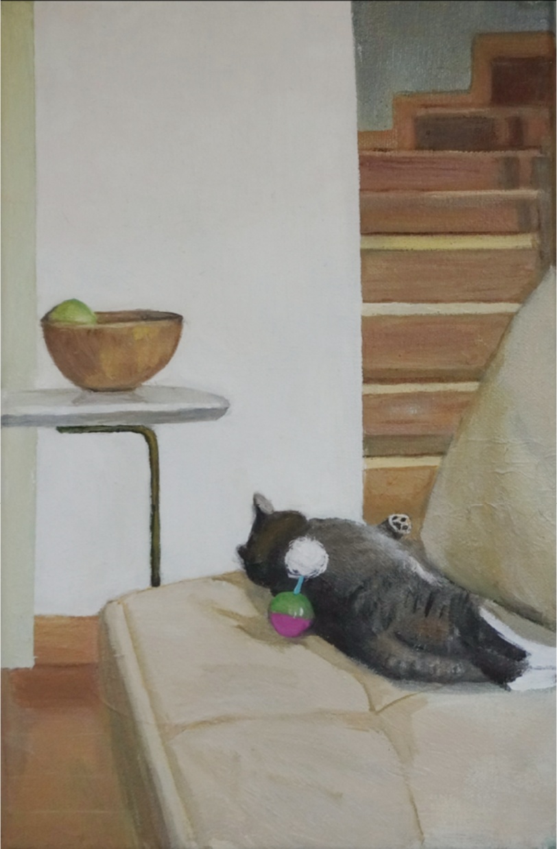 Xinxin Din, July 04, 2022, oil on canvas