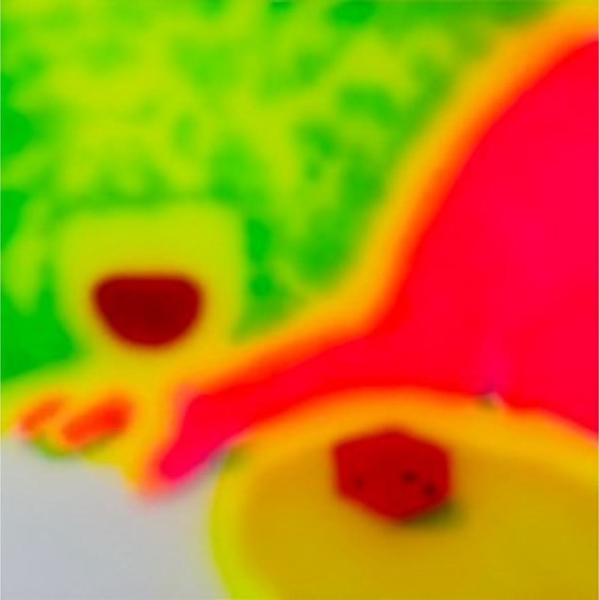 Yong Eun Kwon, Summer-flavored cubic, 2024, acrylic on panel