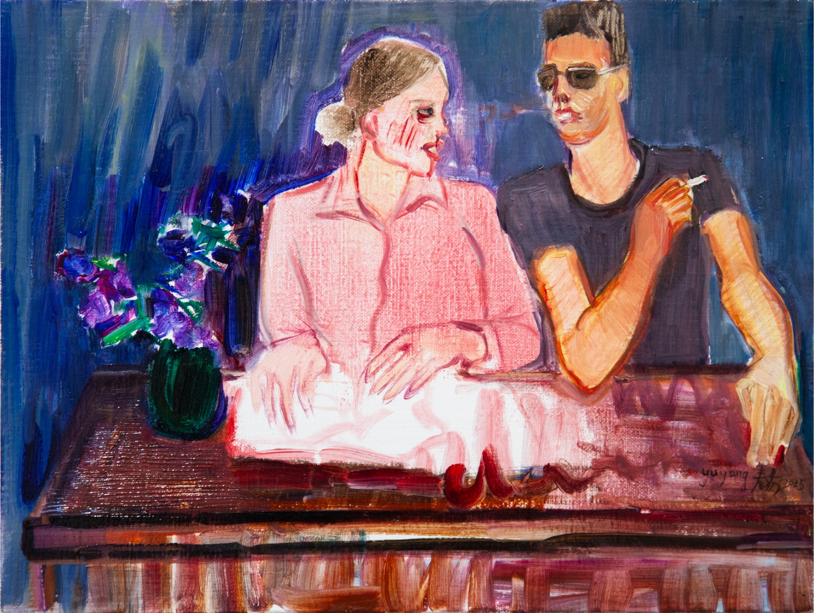Zhang Chunyang, Close beside you, 2024, Oil on canvas
