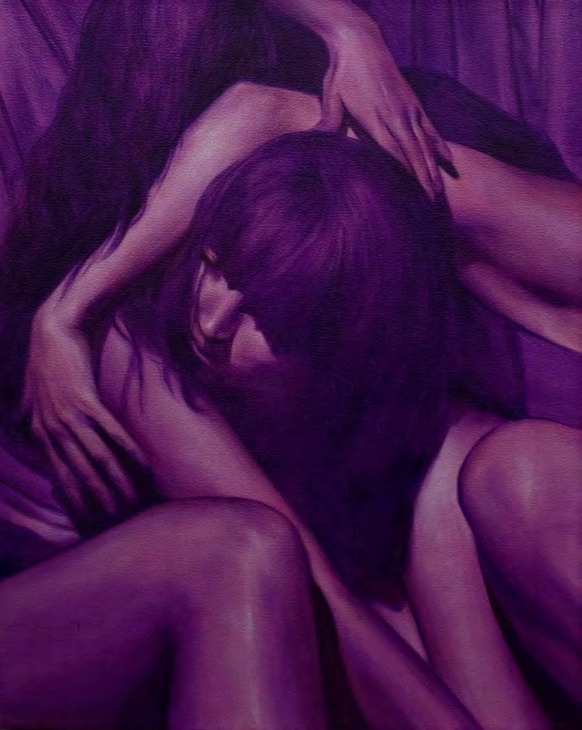 Alayna Coverly, Entwine, 2023, oil on canvas