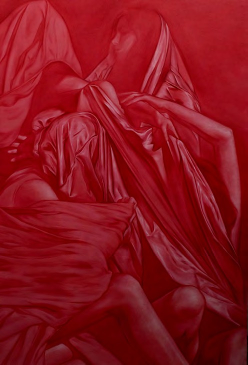 Alayna Coverly, Unfolding, 2023, oil on canvas