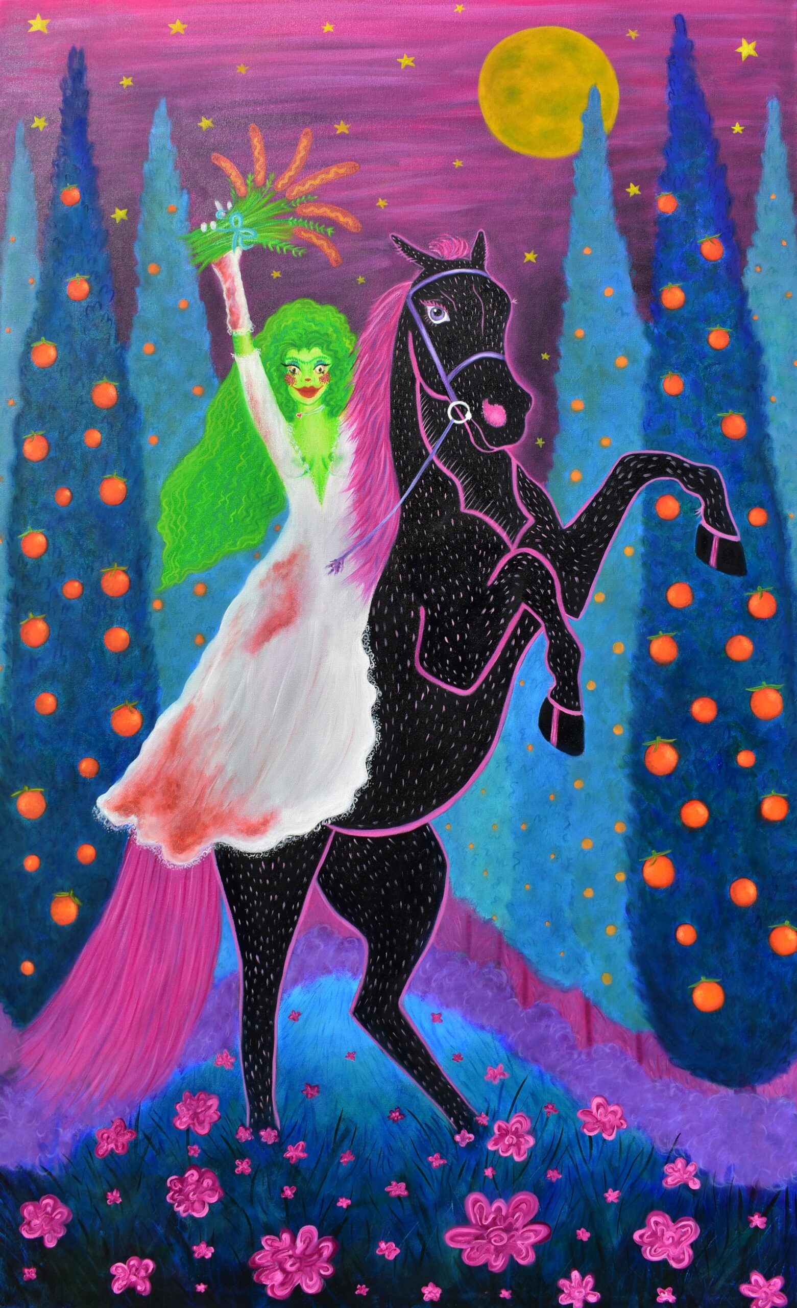 Arielle Tesoriero, Promise, 2021, acrylic and oil on canvas