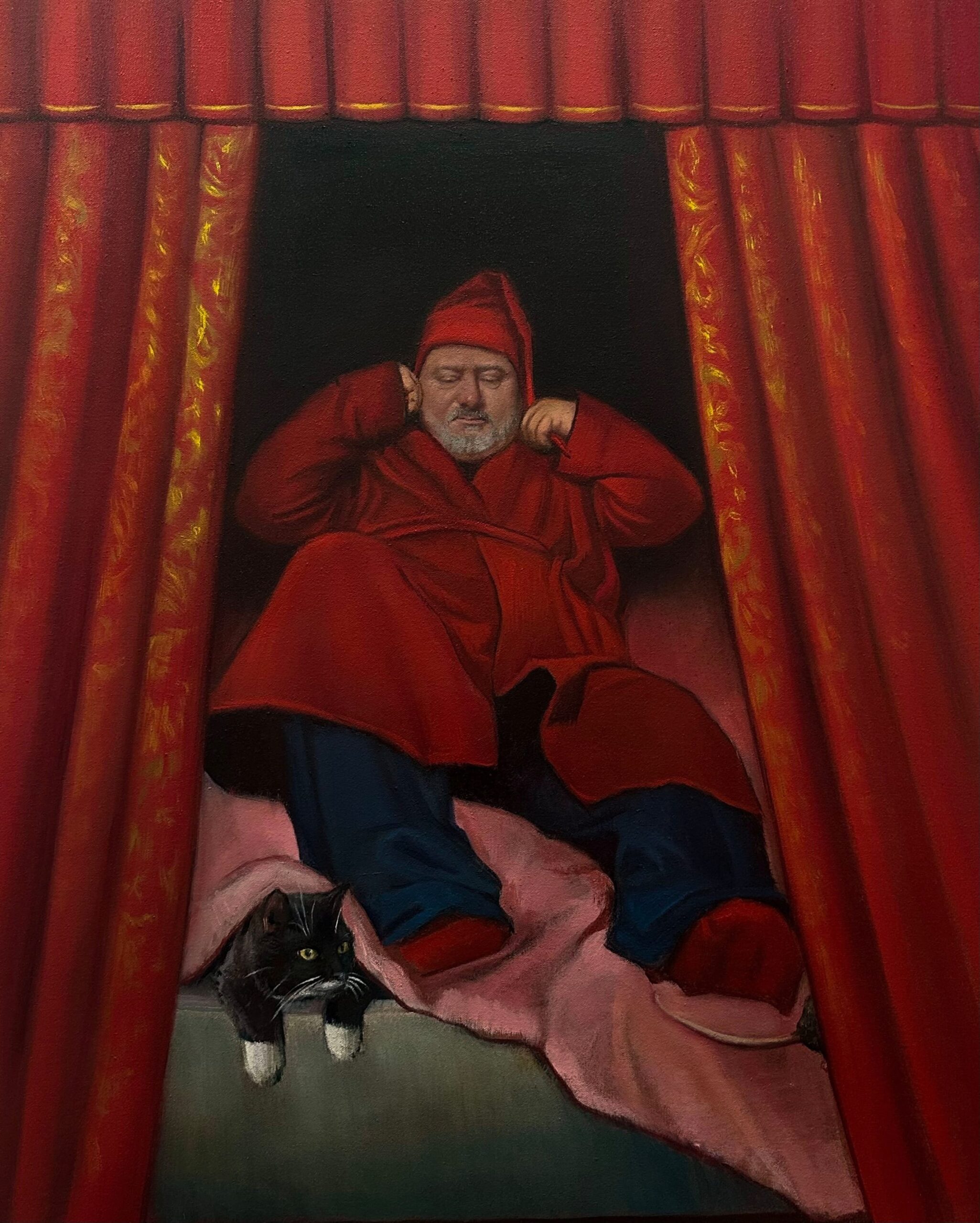 Bethany Bonfiglio, Gianni, 2021, oil on canvas