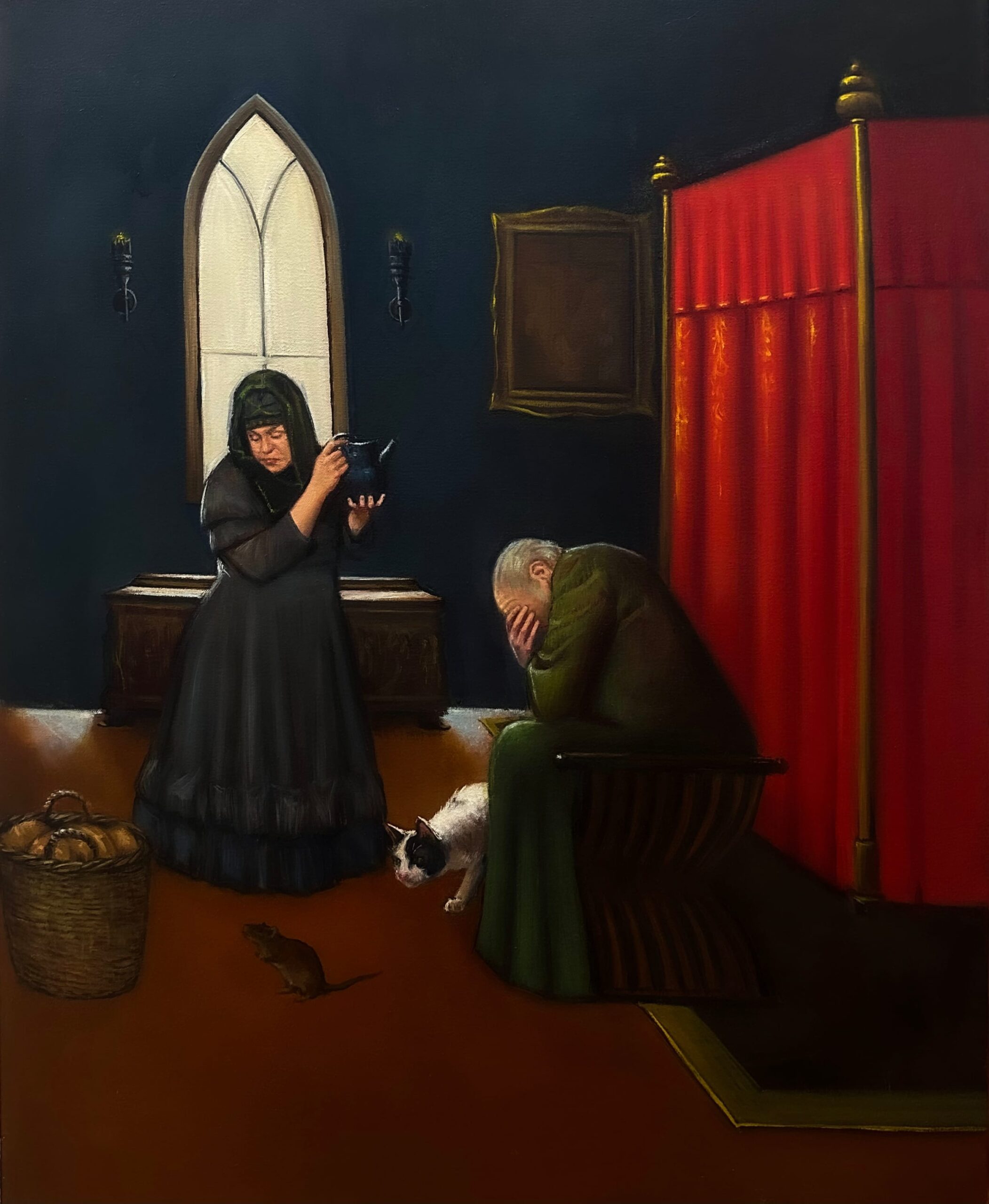 Bethany Bonfiglio, Grief, 2021, oil on canvas