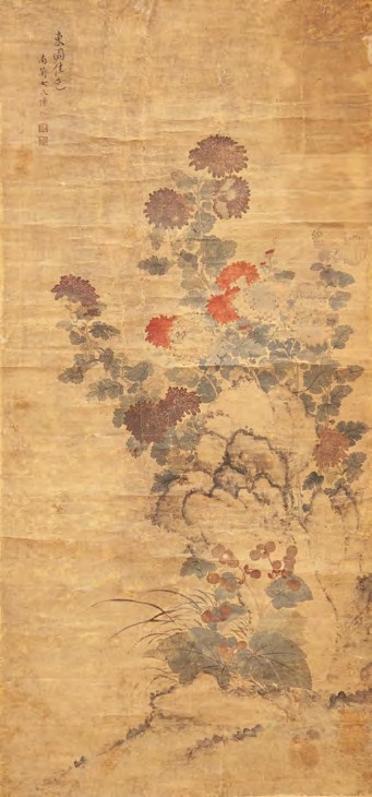 Bing Yun, East Garden Blooming, Qing dynasty, ink on paper