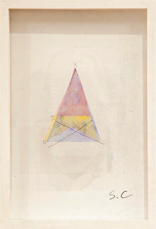 Cai Shen, Euclid, 2022, mixed media, 11.8 × 8 in