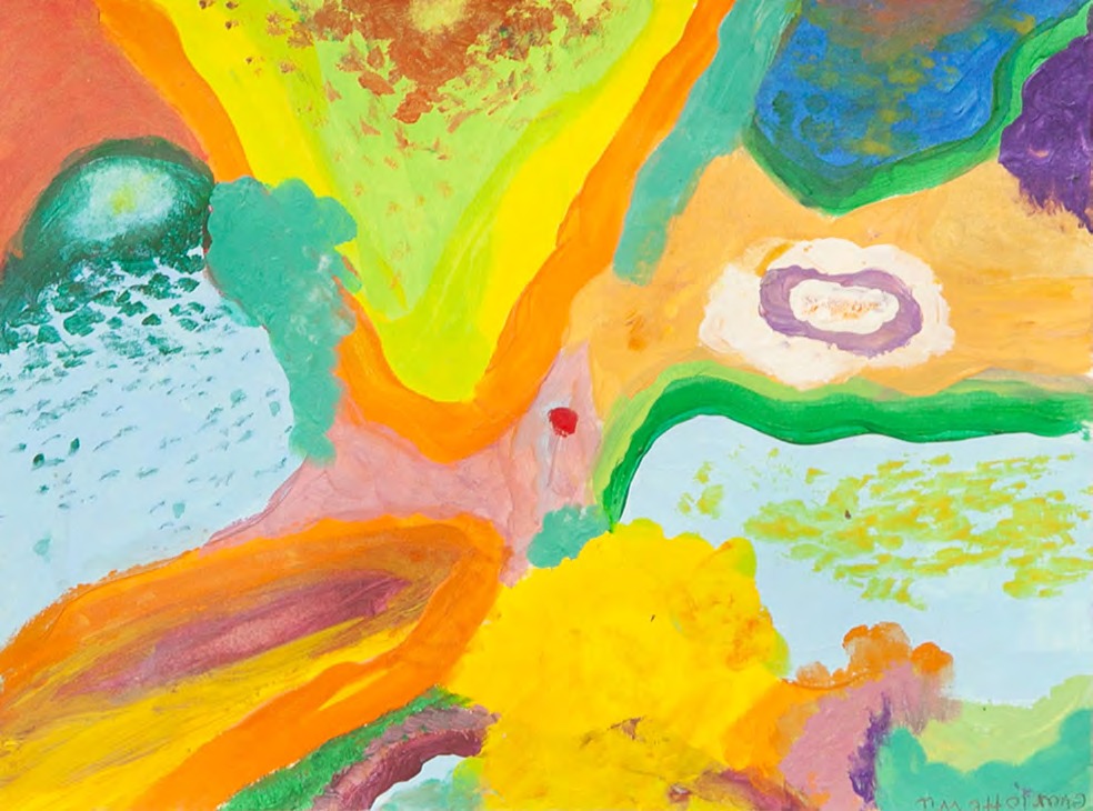 Charlotte Wu, Untitled, 2022, acrylic on paper