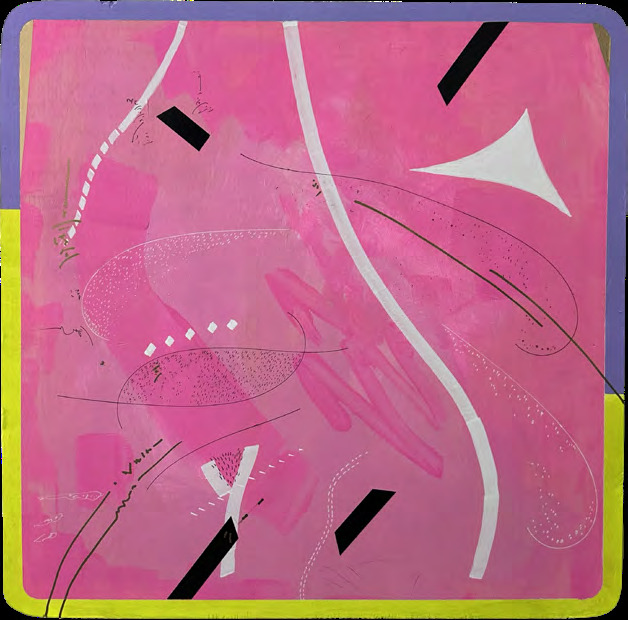 Chukwuemeka Anthony Chukwu, Braz, 2024, acrylic on wood panel