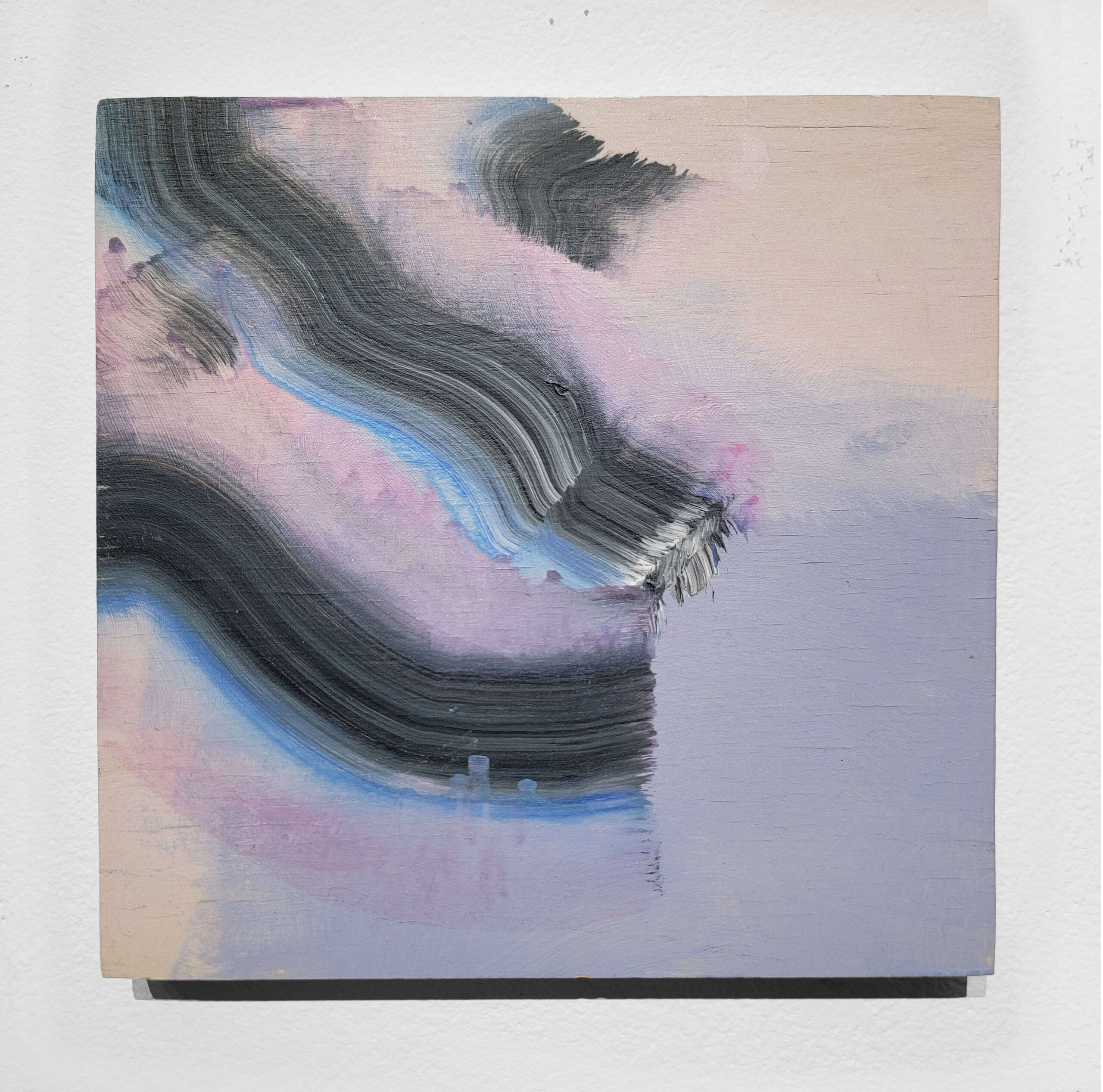 Chukwuemeka Anthony Chukwu, Painting fragment, 2023, acrylic and tape on panel