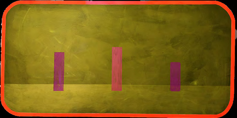 Chukwuemeka Anthony Chukwu, Podium, 2024, acrylic on wood panel