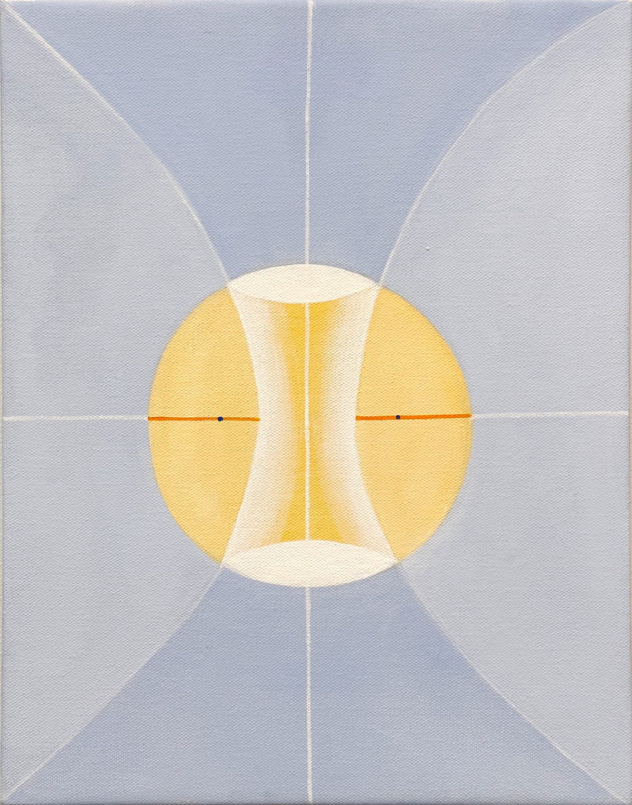 Emily Cheng, It is, 2023, flashe on canvas
