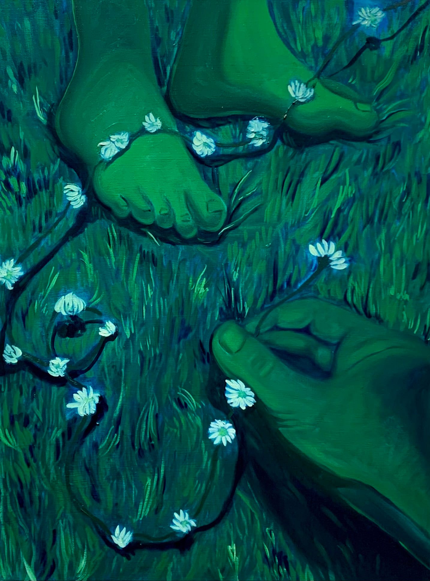 Frances Matassa, Coalescing Memory, 2022, oil on canvas