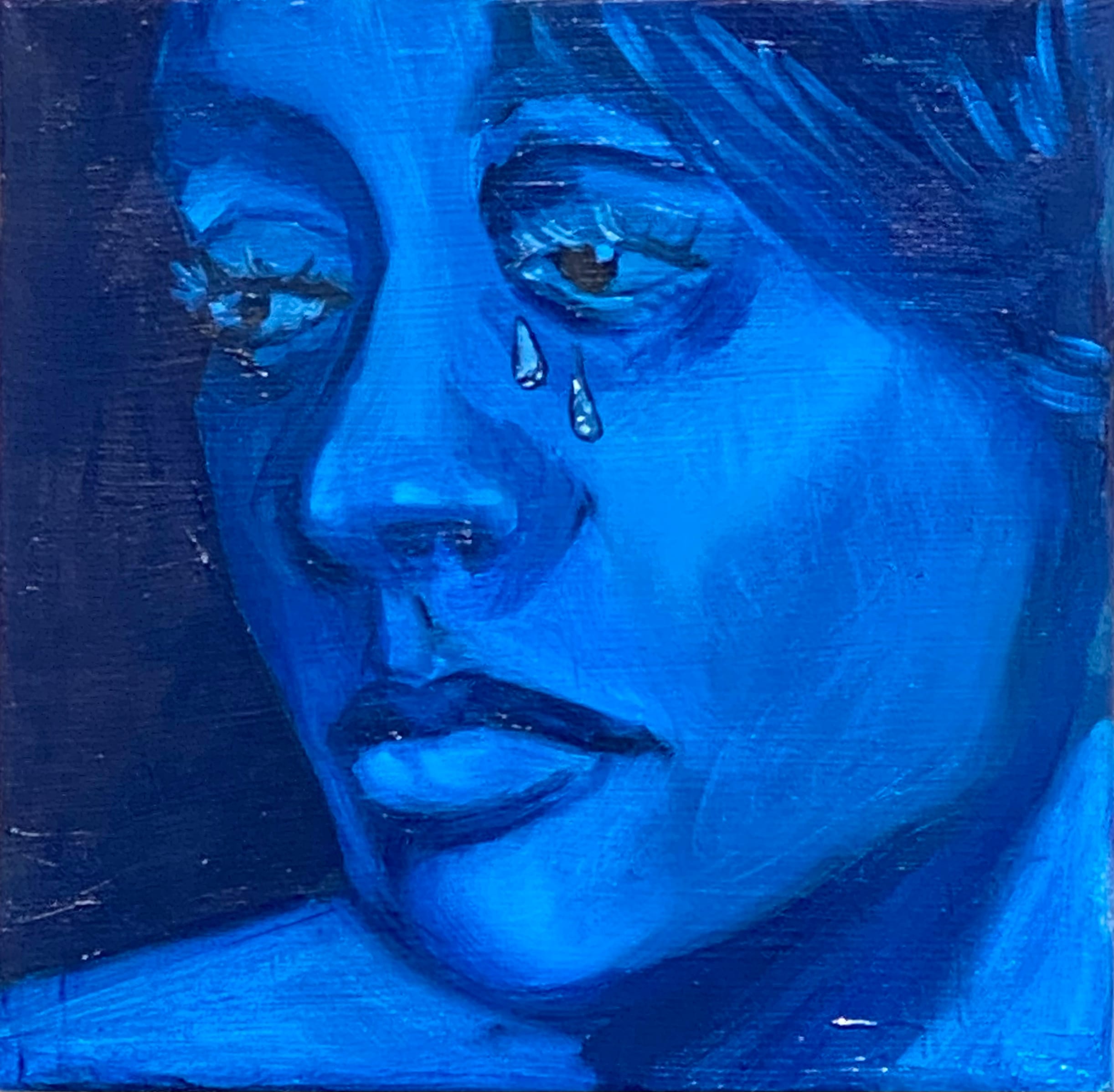 Frances Matassa, Mirrors of Mourning no.1, 2022, oil on canvas