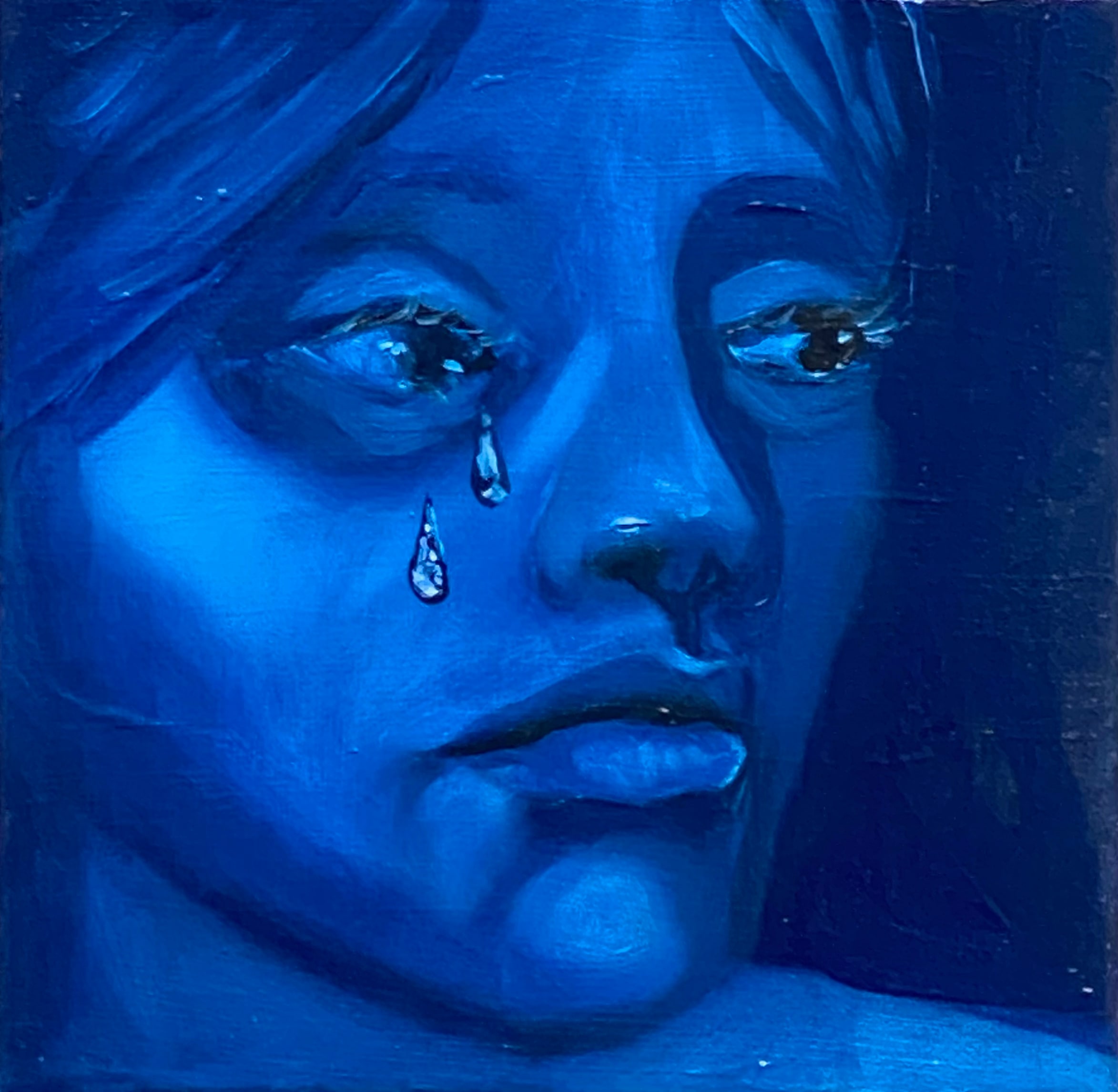Frances Matassa, Mirrors of Mourning no.2, 2022, oil on canvas