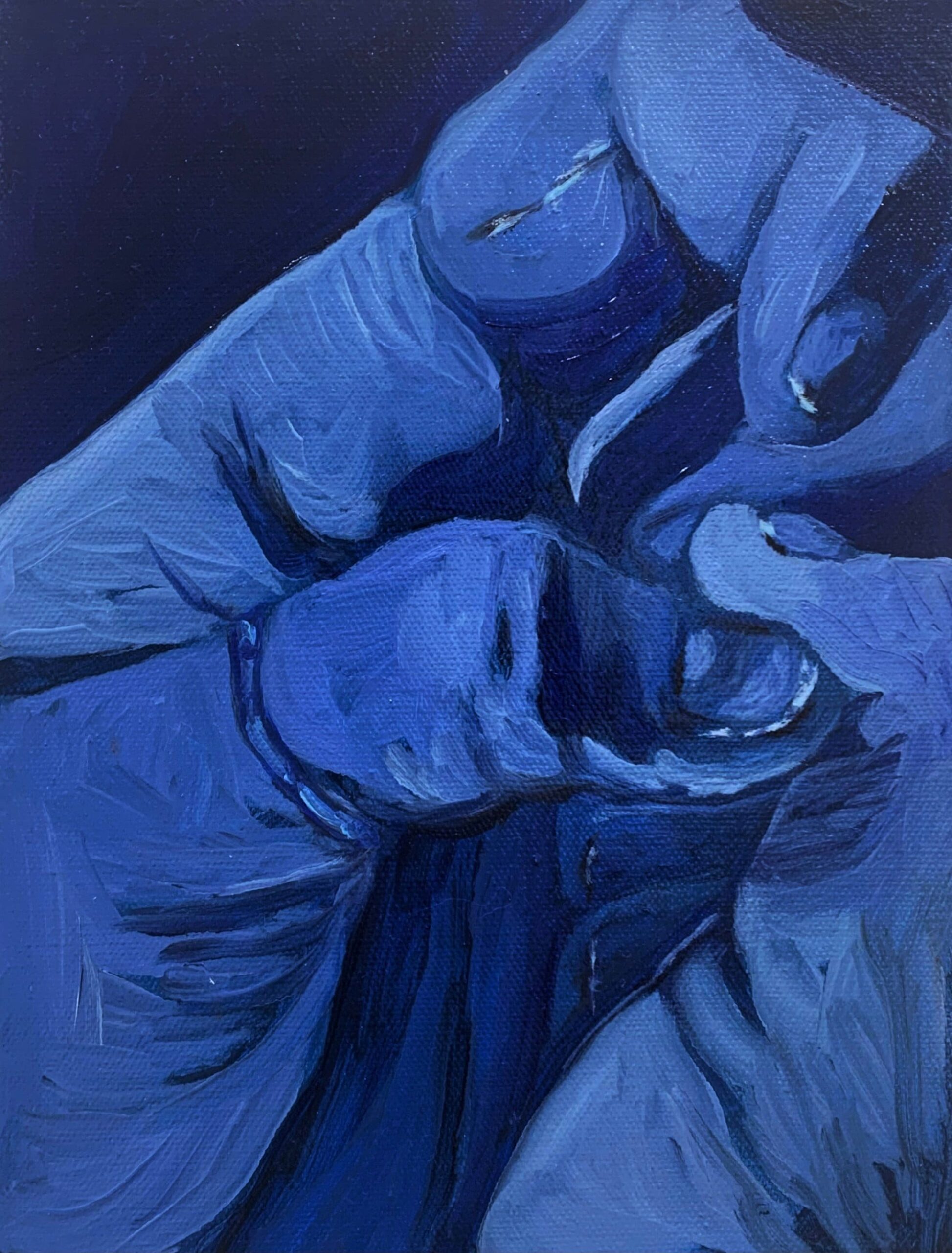 Frances Matassa, Picking, 2022, oil on canvas