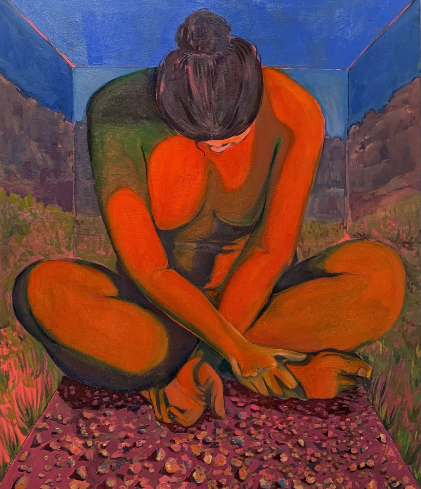 Frances Matassa, Time Out, 2021, oil on canvas