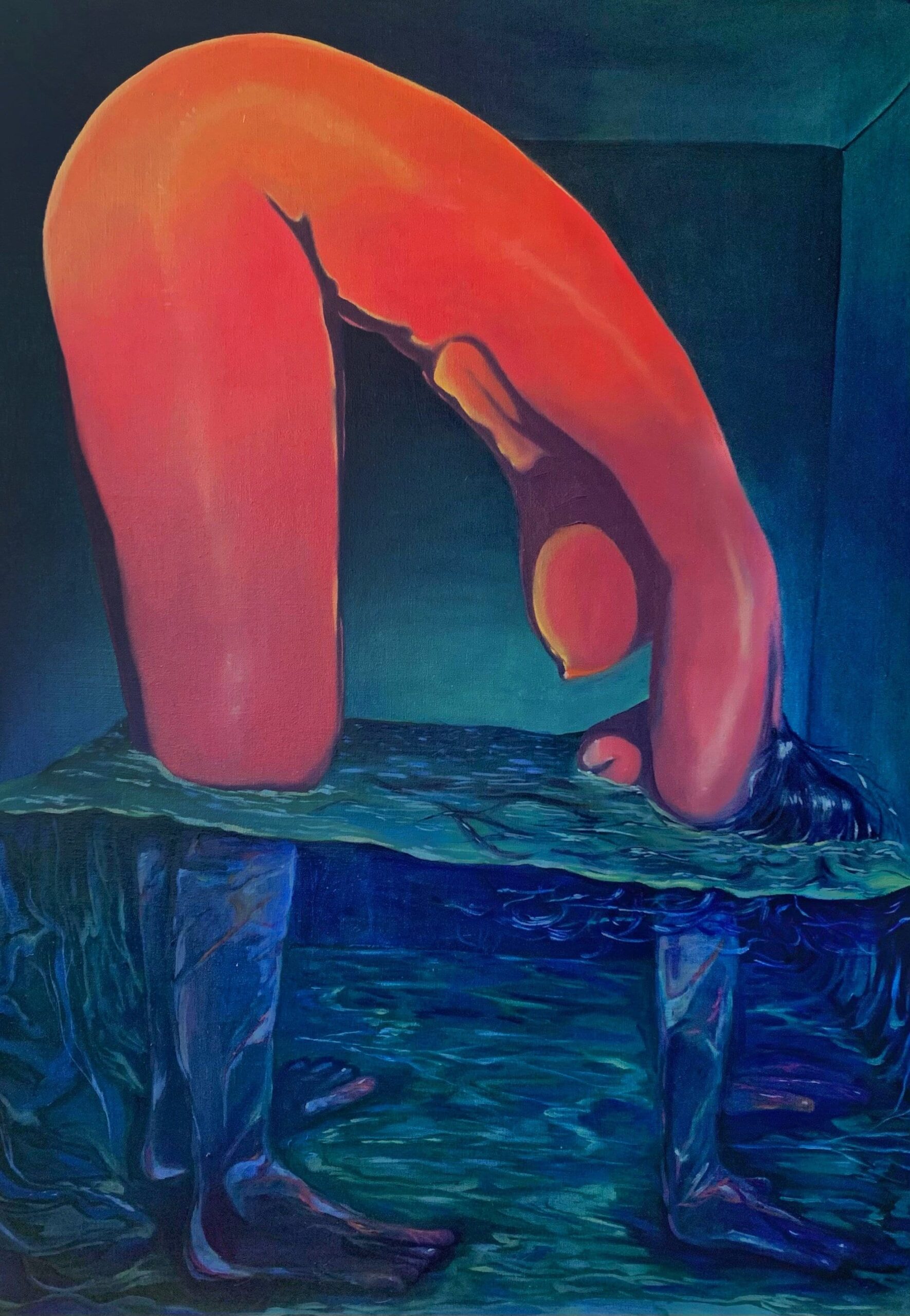 Frances Matassa, Vessel, 2022, oil on canvas