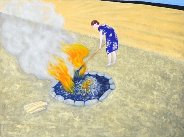 Hana Shannon, Harvest, 2019, oil on canvas
