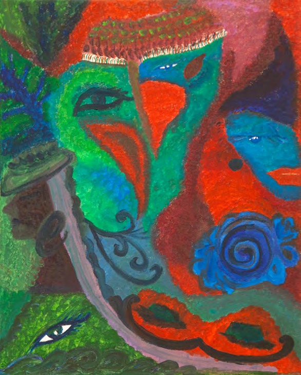 Hastoya, Dimensions, 2022, oil on canvas