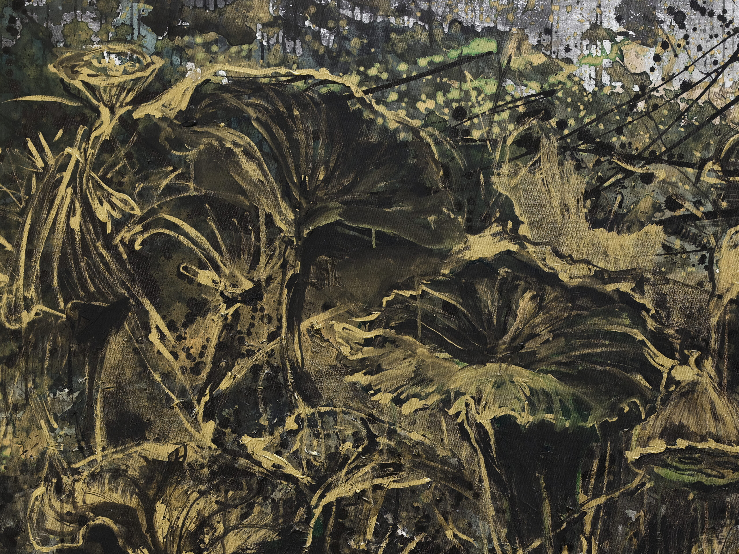 Jeana Zhenyu Zhang, Seeing Through, 2025, acrylic on canvas