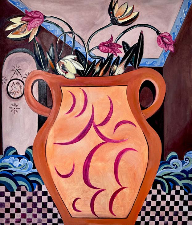 Jingqi Wang, Ulysses, 2023, oil on canvas