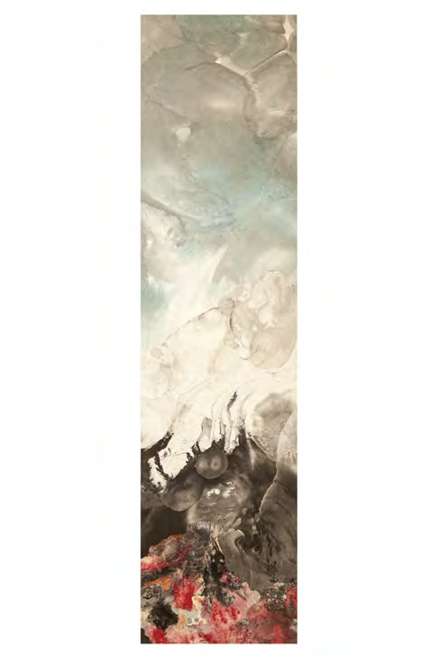 Lanyin Yu, The Deep #1405, 2017, ink and mixed media on paper