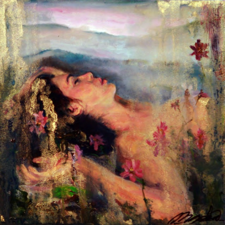 Maggie Law, Mother Earth, 2022, oil on wood