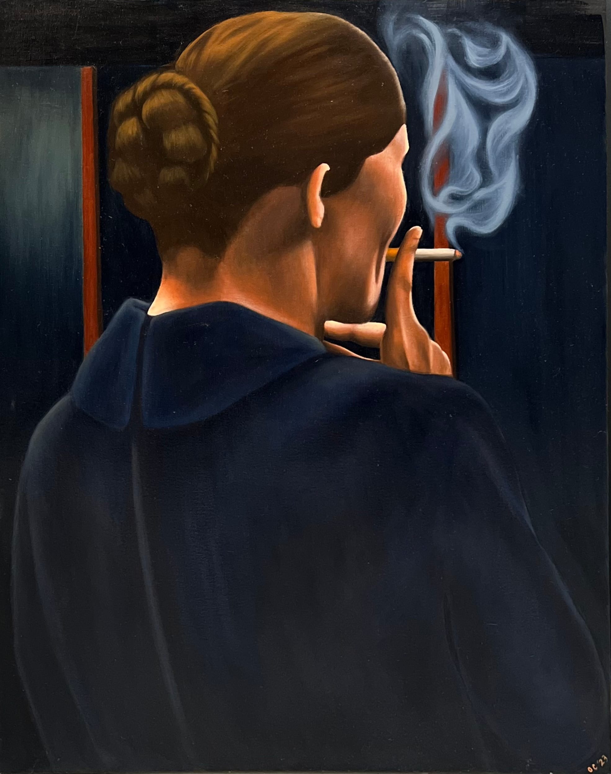 Olivia Chigas, Everywhere the Pallid Waiting, 2023, oil on canvas