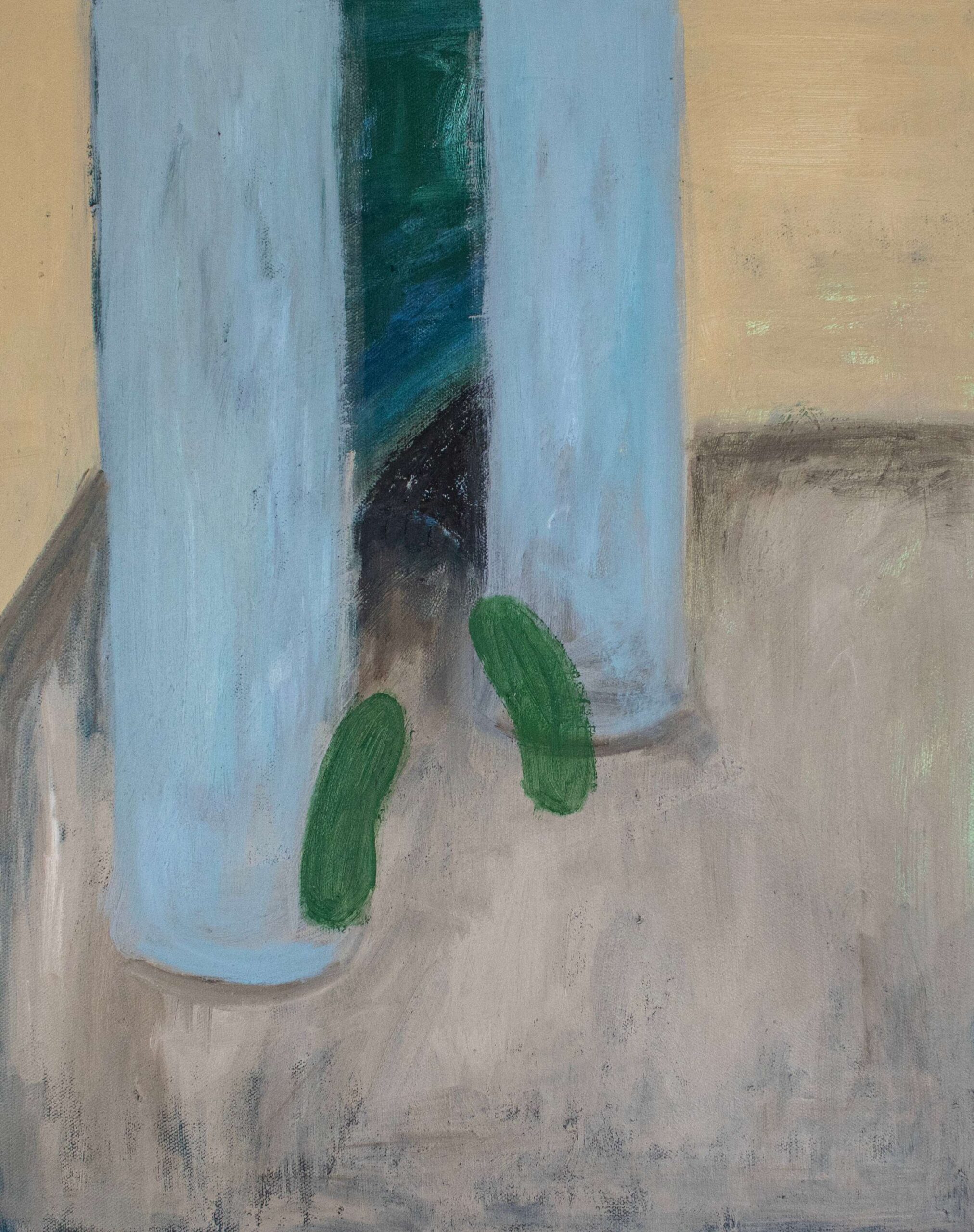 Pei Ou, Back View, 2024, oil on canvas