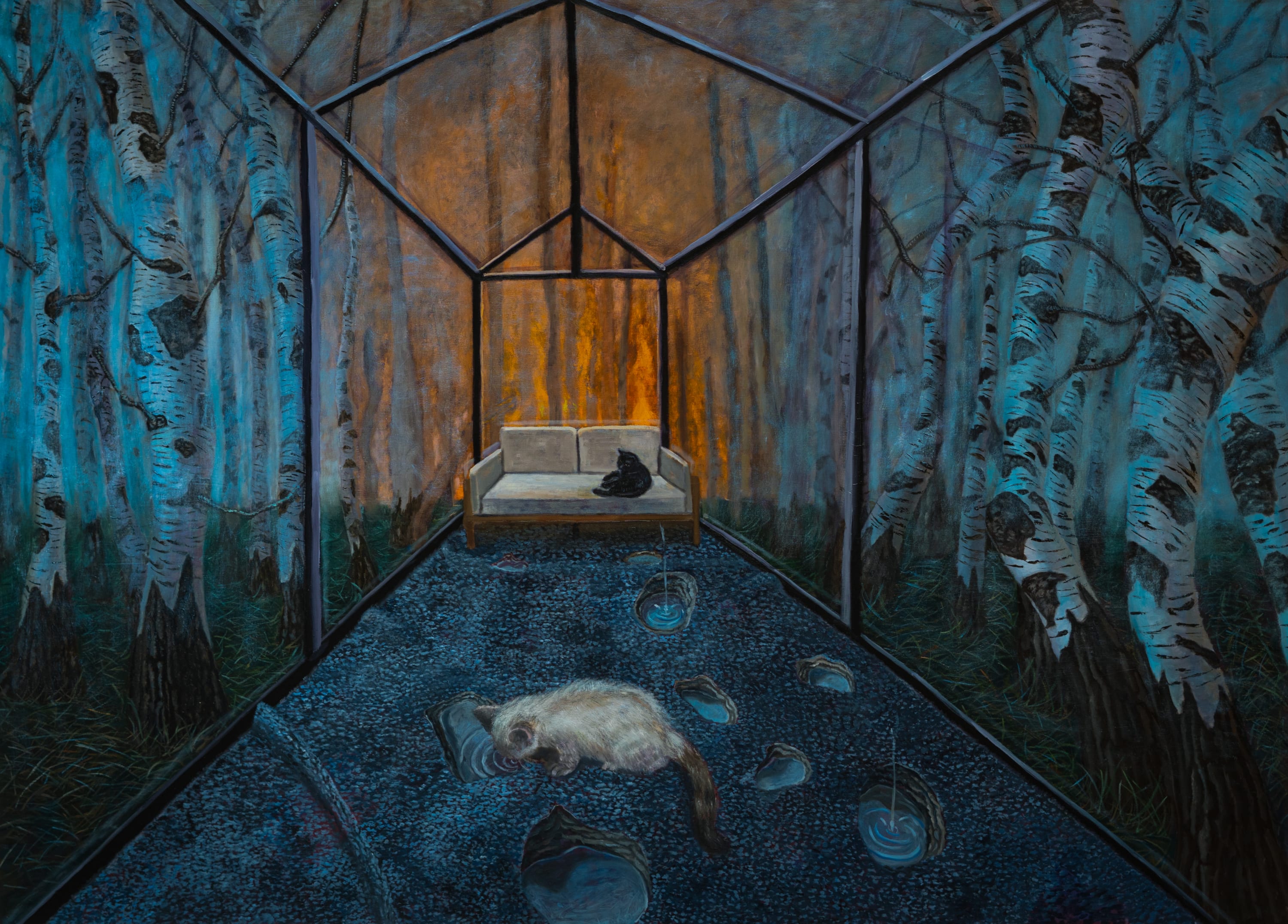 Timon I, Peace of Mind, 2022, oil on canvas