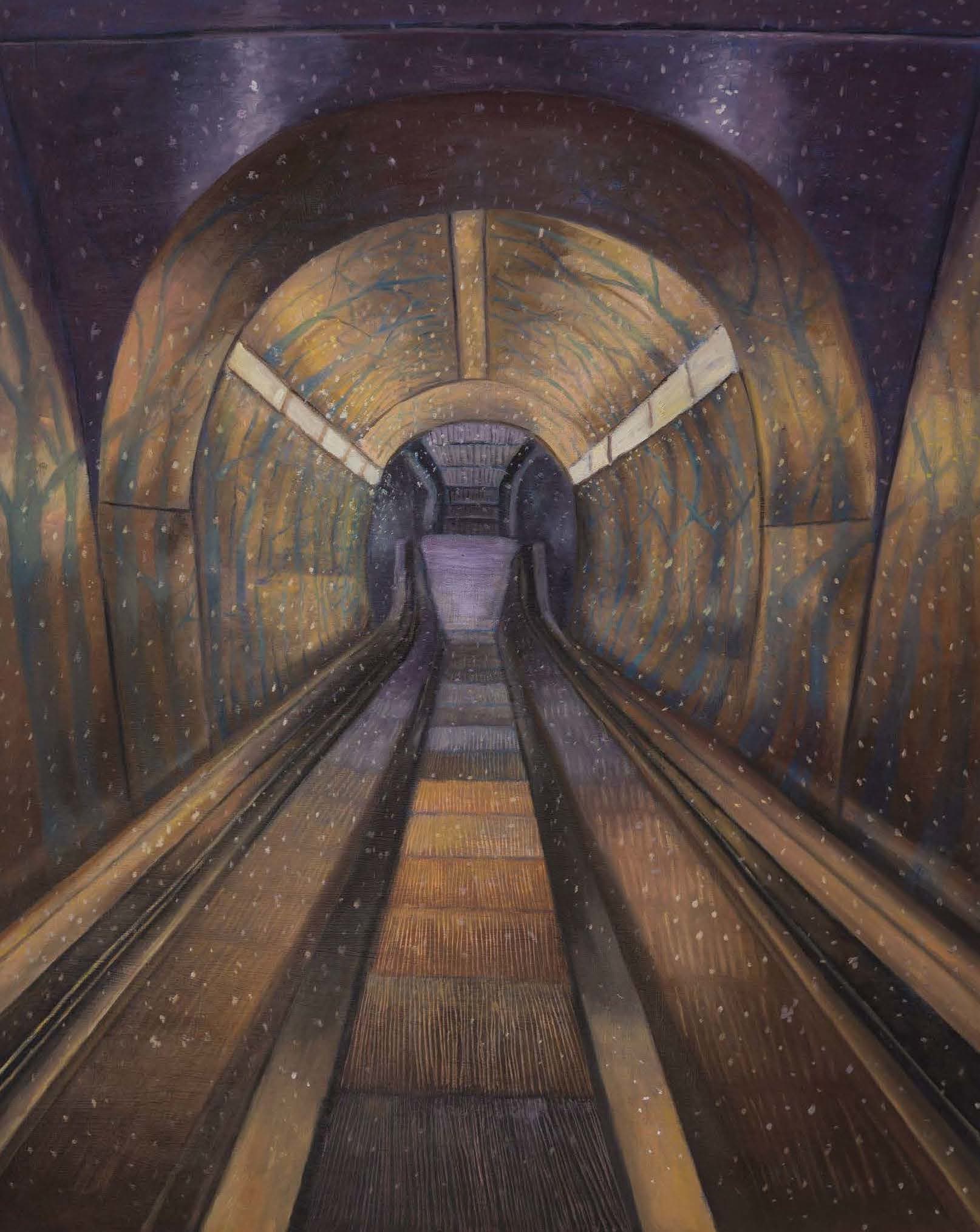 Timon I, Tunnel Vision, 2022, oil on canvas
