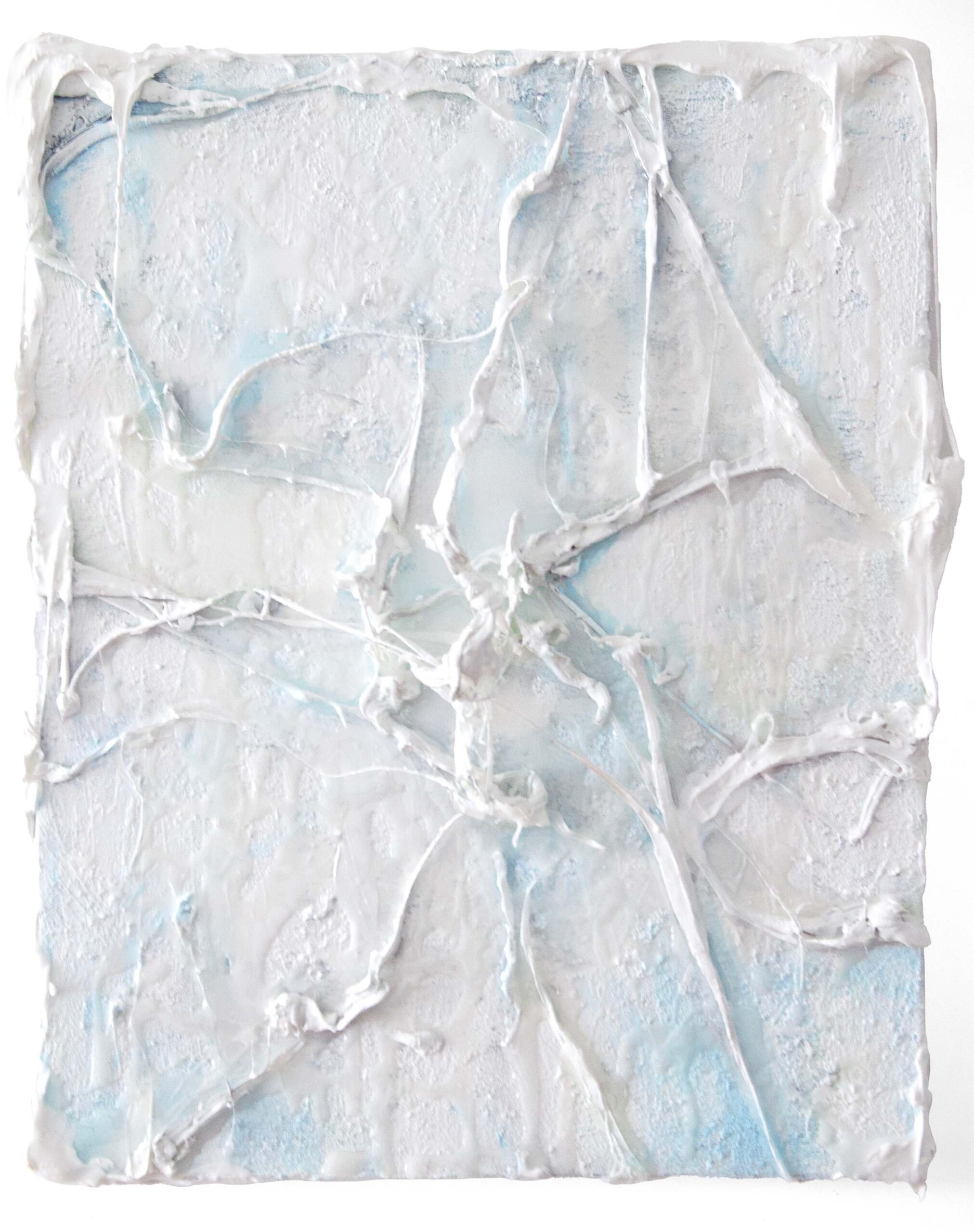 Tong Wang, Frozen Spider, 2024, acrylic and resin on canvas