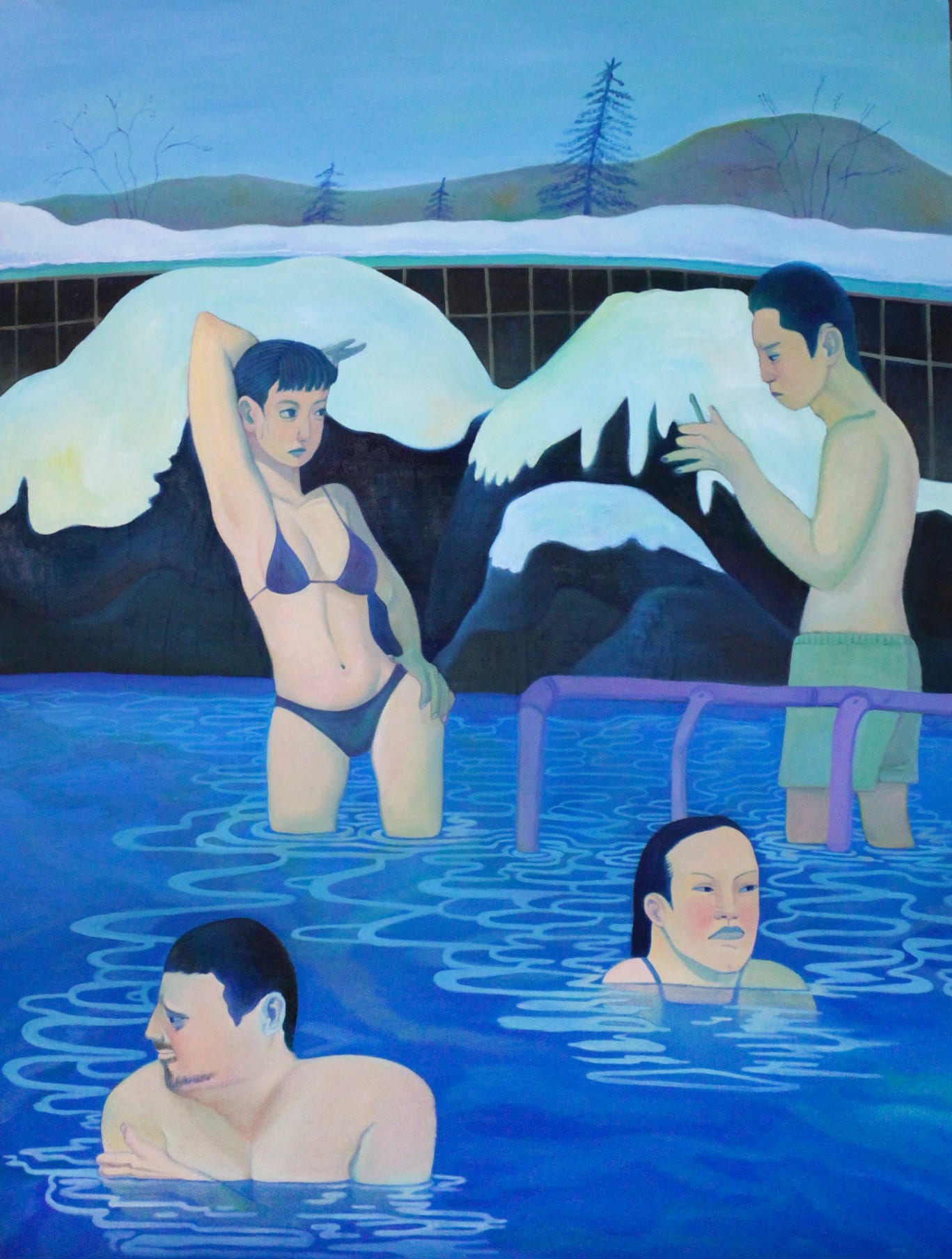 Xiangni Song, Only Time Will Tell 2, 2023, oil on canvas