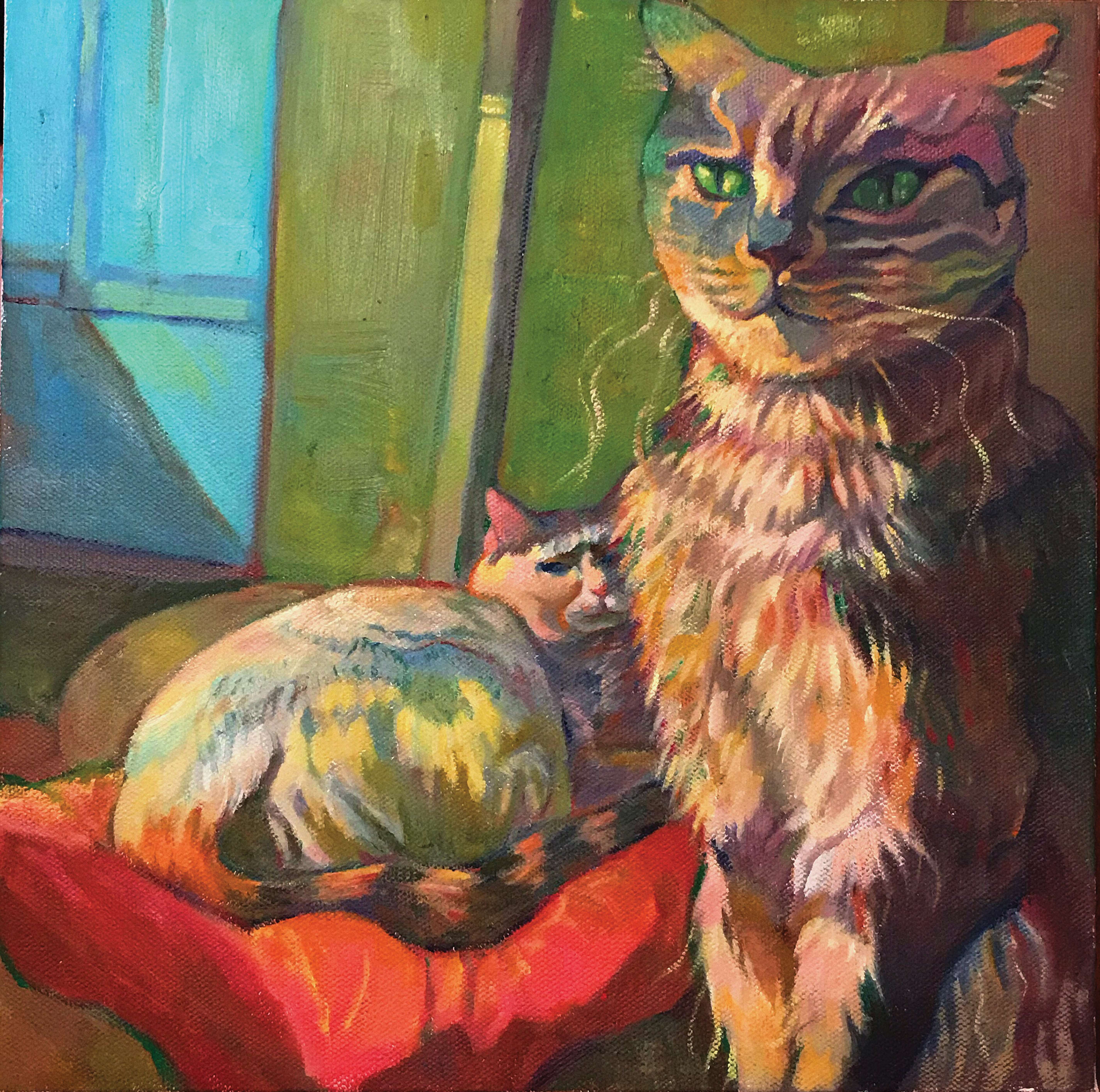 Xiangni Song, Sunday Morning, 2020, oil on canvas
