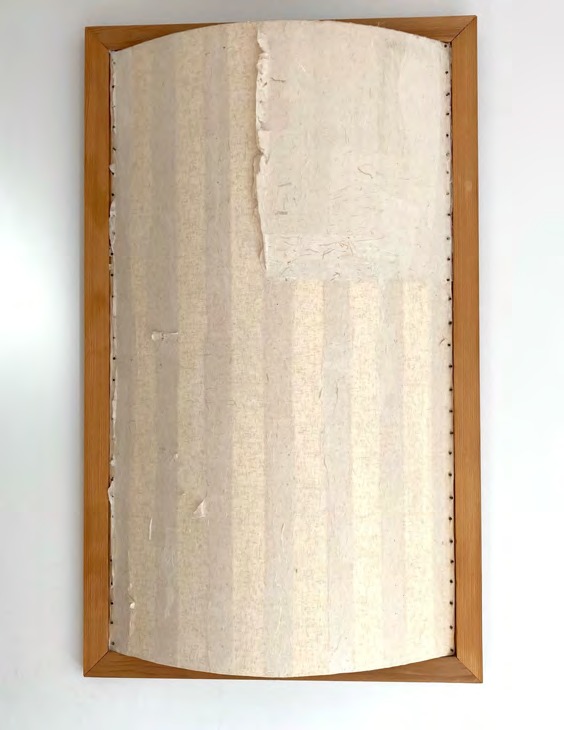 Yan Lin, Mute, 2010, xuan paper on canvas, mounted on wood