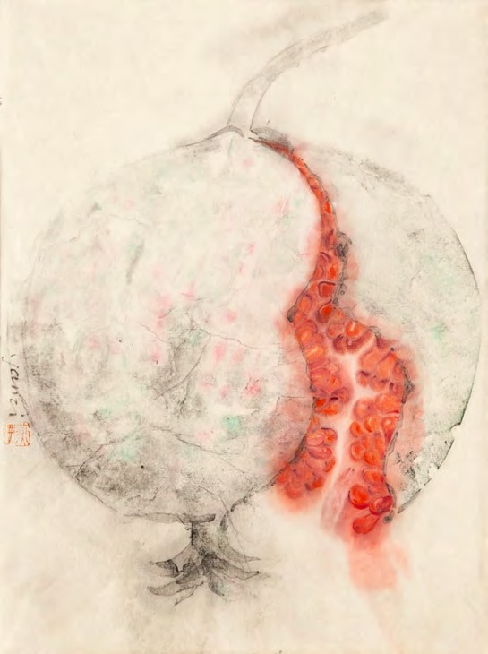Yanzi Zhang, Awakening of insects, 2022, ink and wash on paper