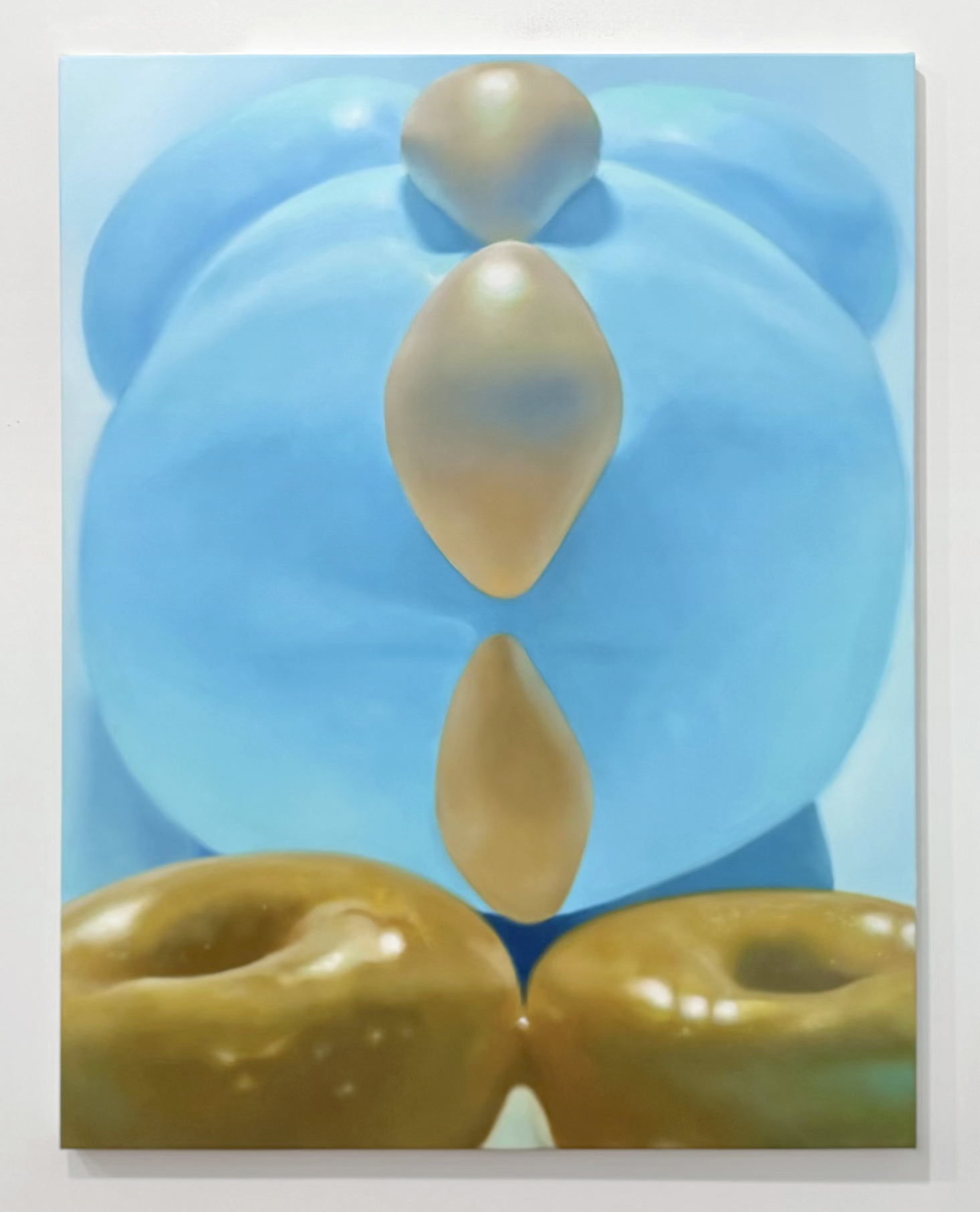 Ally Cotton, Break Room, 2026, oil on canvas